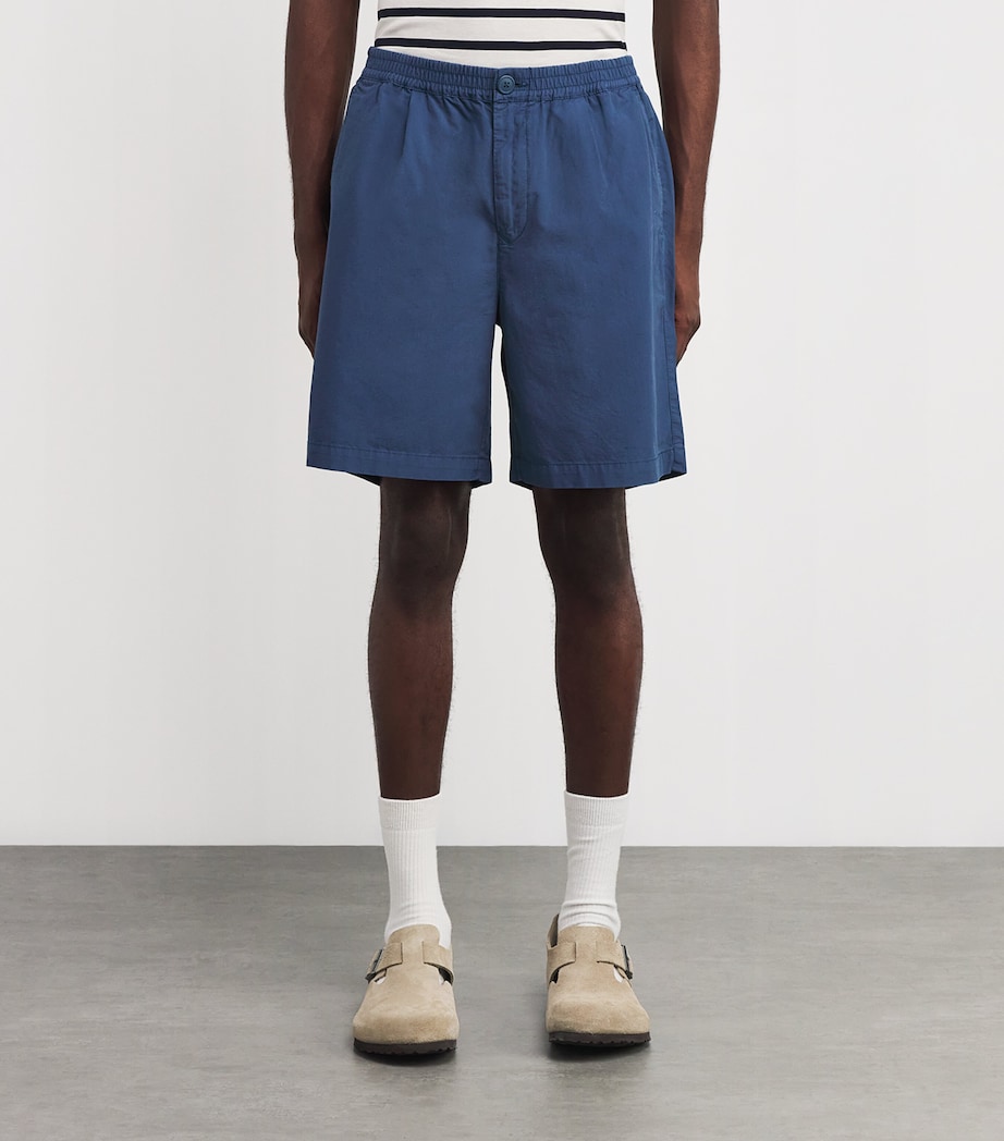 Cotton Ripstop Rickfell Shorts DARK DENIM Image 3