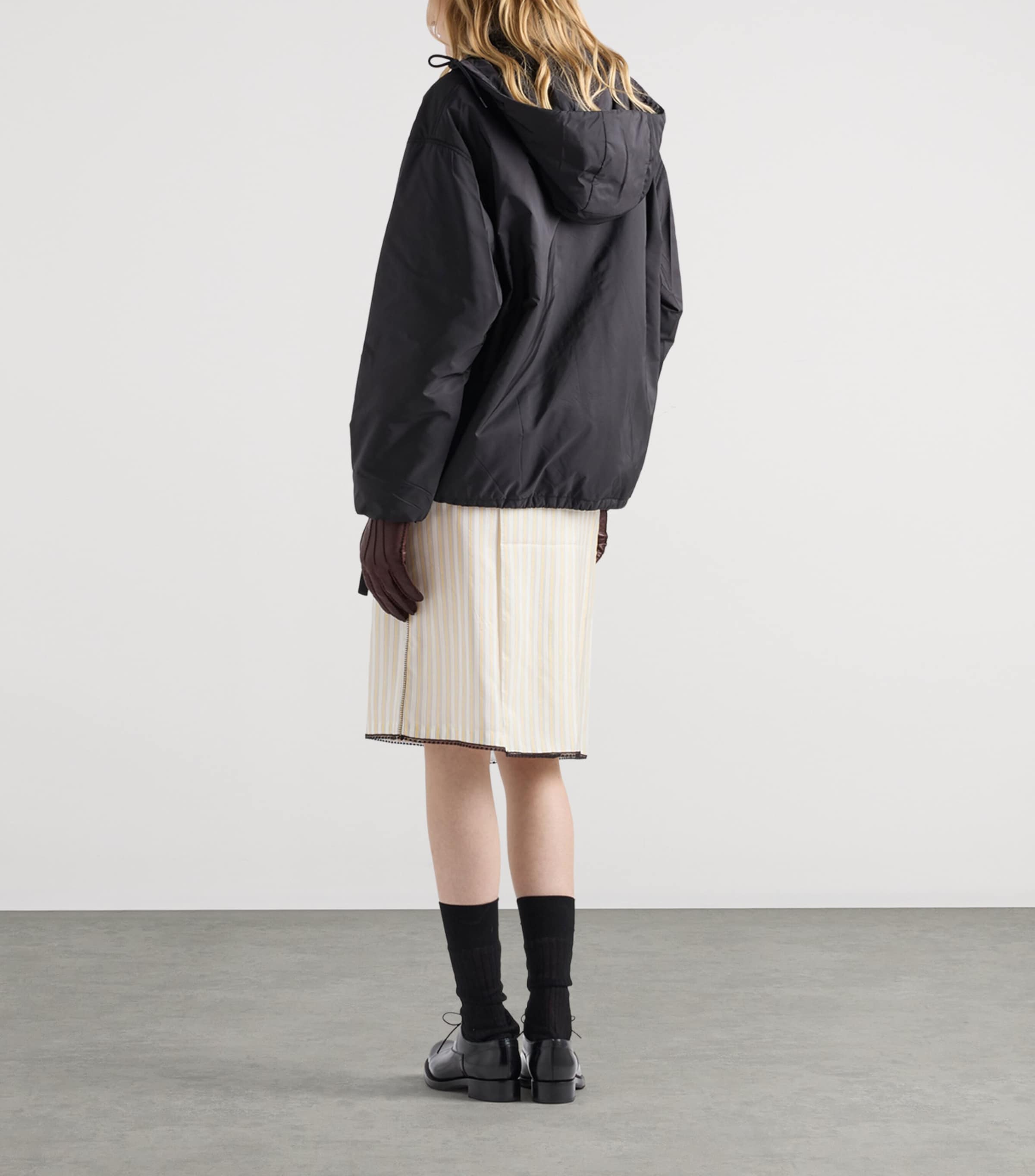 Prada Womens Re-Nylon Lightweight Jacket Black Image 5