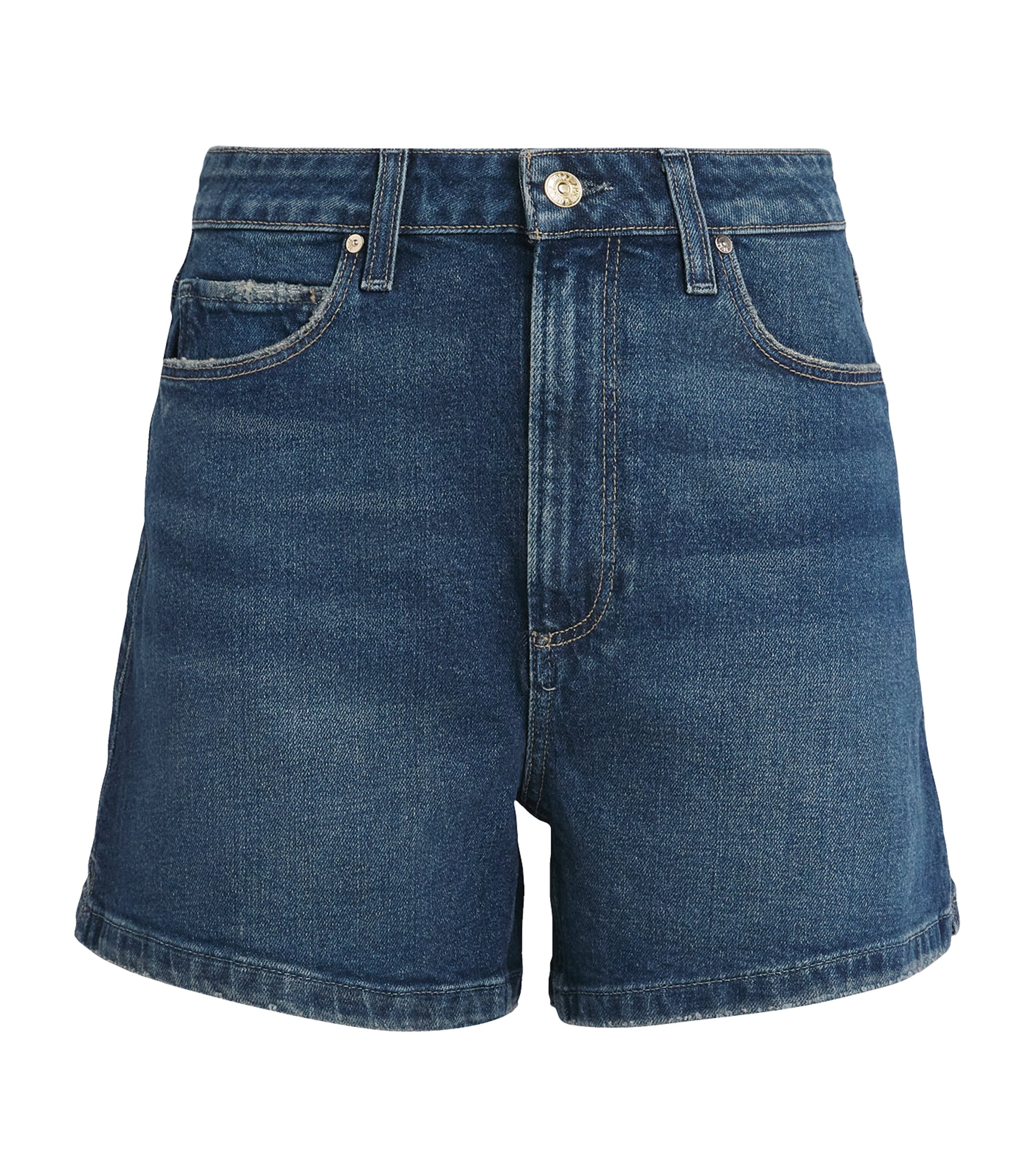Paige Denim Dani Shorts In Navy