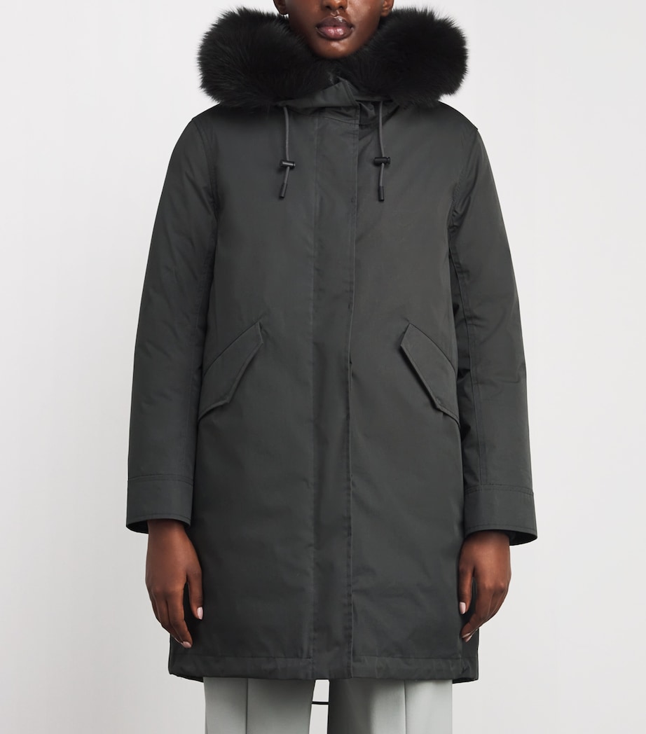 Fox-Rabbit Blended-Cotton Parka (72cm) A2185 Image 3