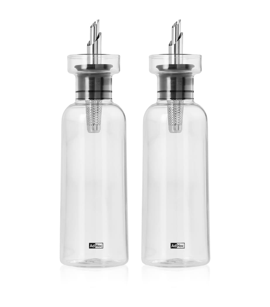 Set of 2 Aromapour Oil and Vinegar Dispensers (300ml) GLASS Image 1