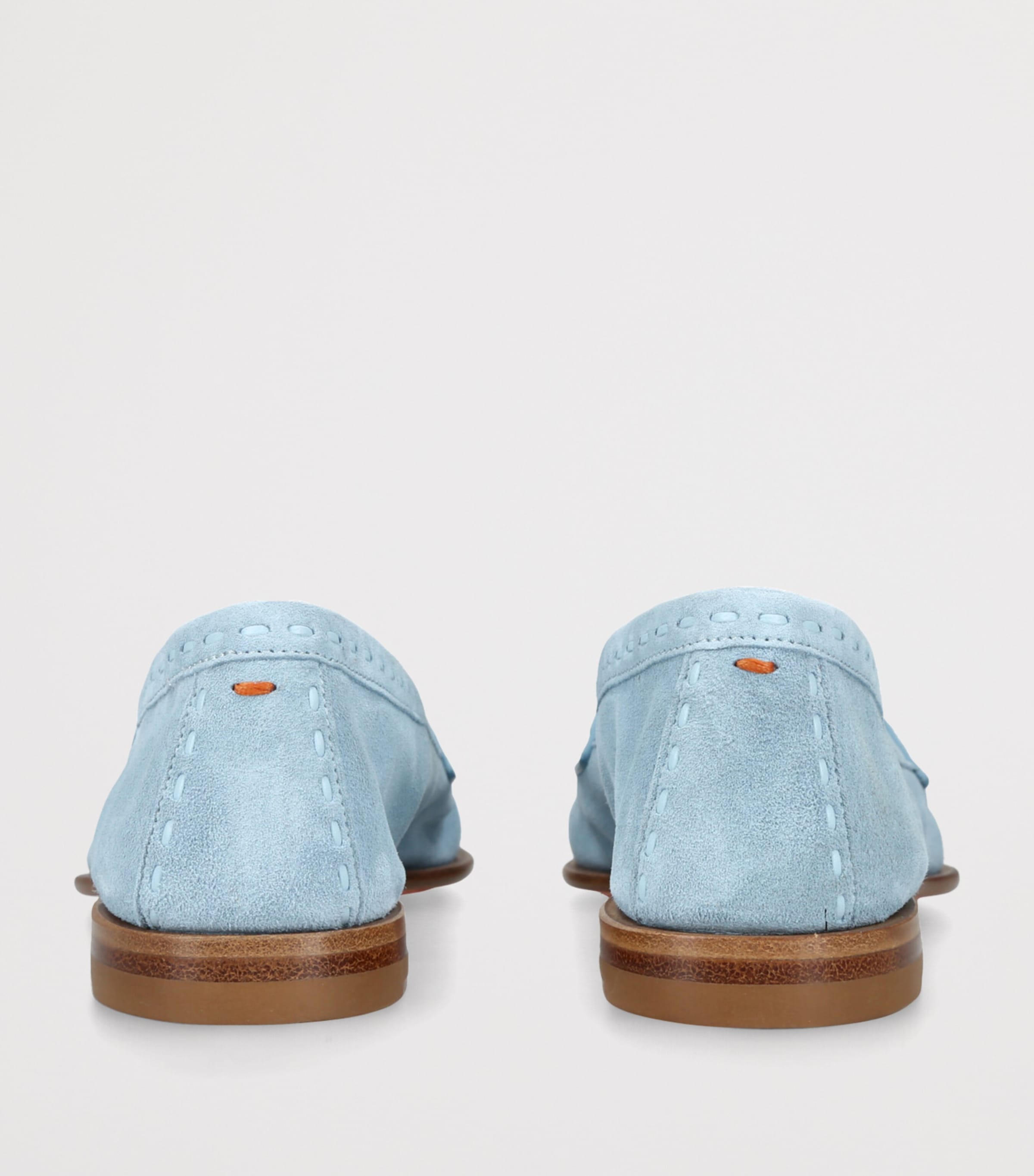 Suede Marlene Dash Loafers PALE BLUE Image 2