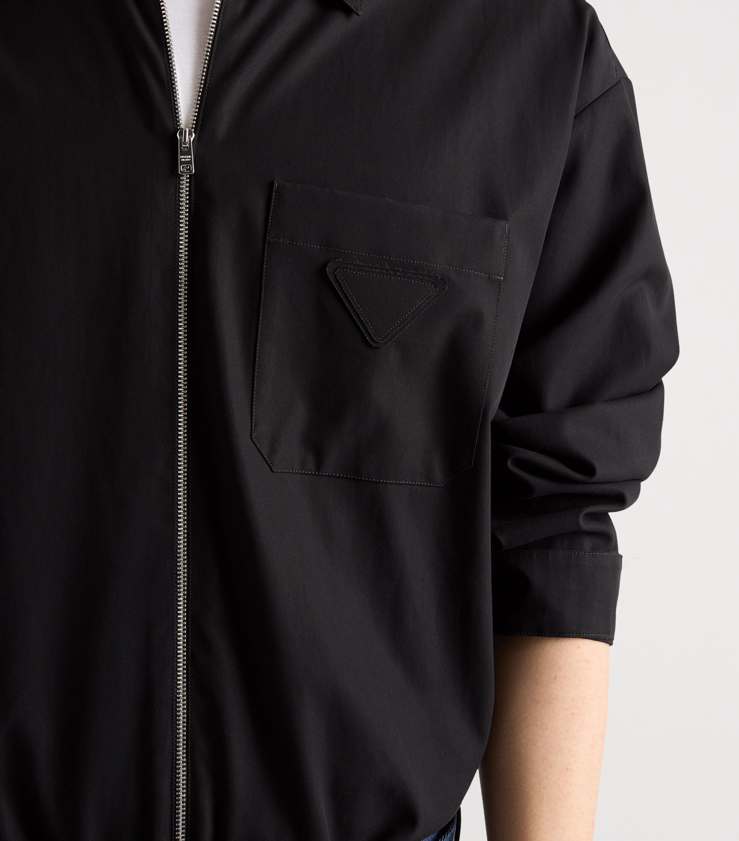 Prada Mens Cotton Zipped Shirt Image 4