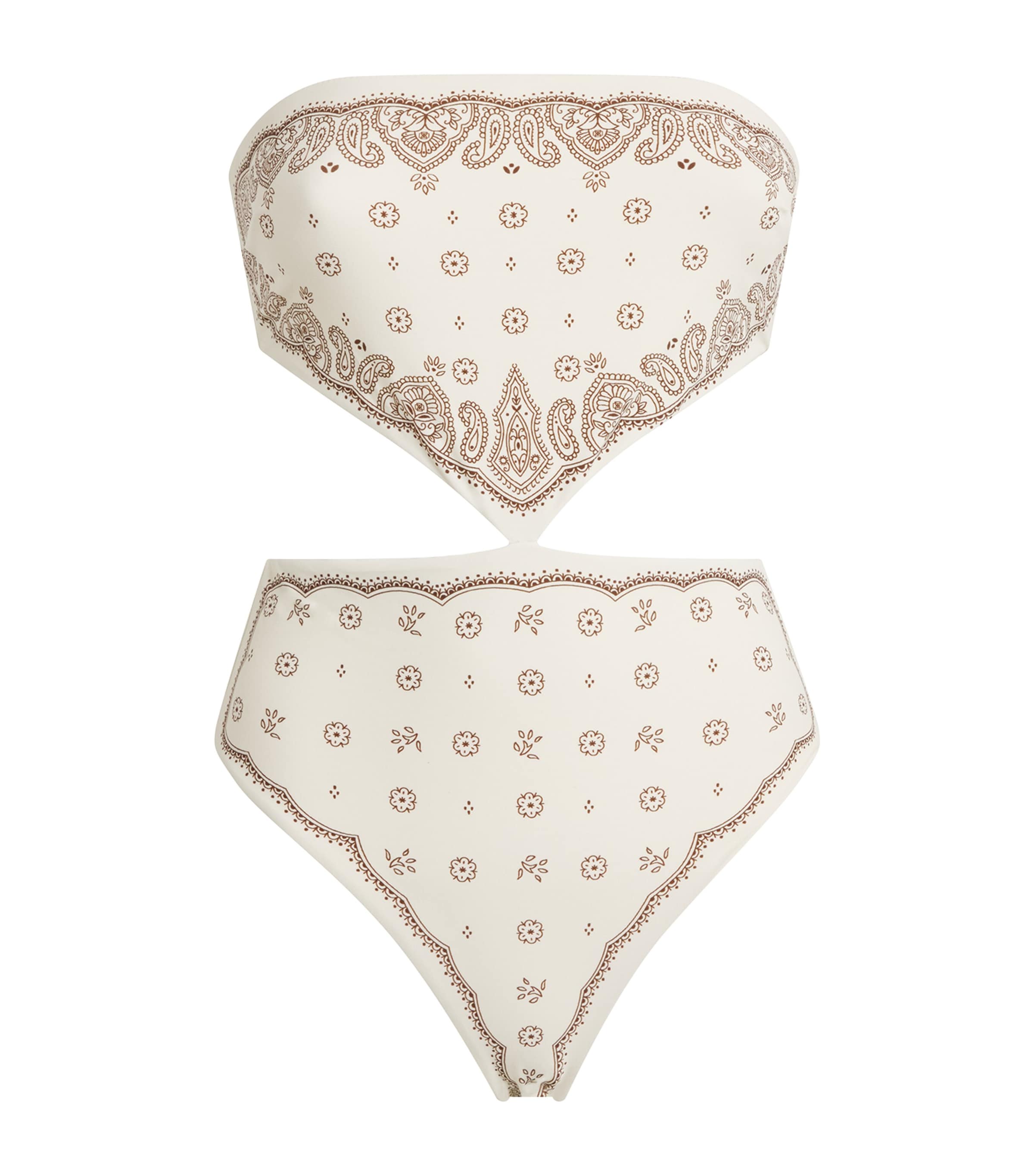 Devon Windsor Womens Cut-Out Rebecca Swimsuit Crete Image 1