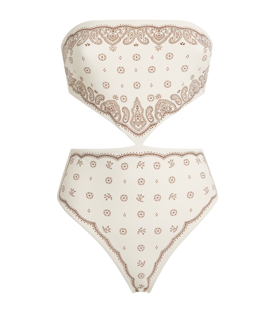 Devon Windsor Womens Cut-Out Rebecca Swimsuit Crete Image 1