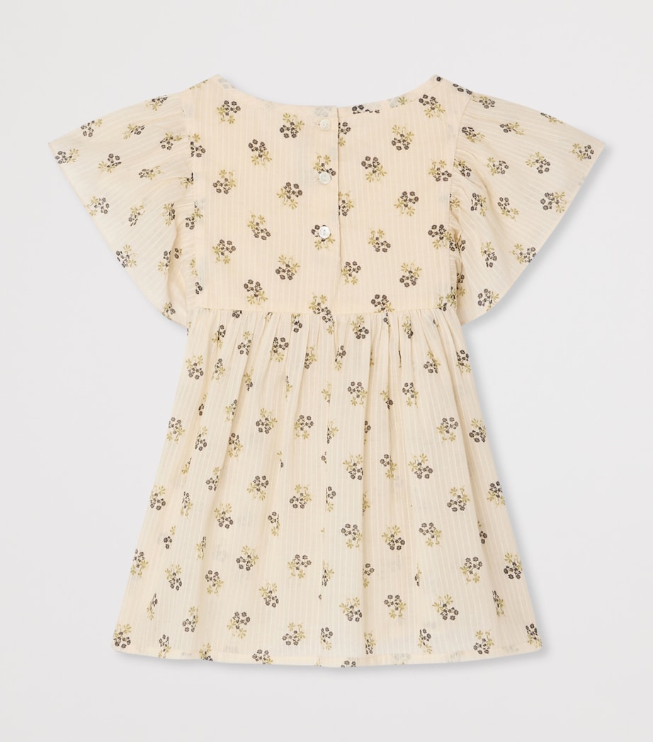 Cotton Christie Blouse (10-14 Years) FLEURS ECRU Image 2