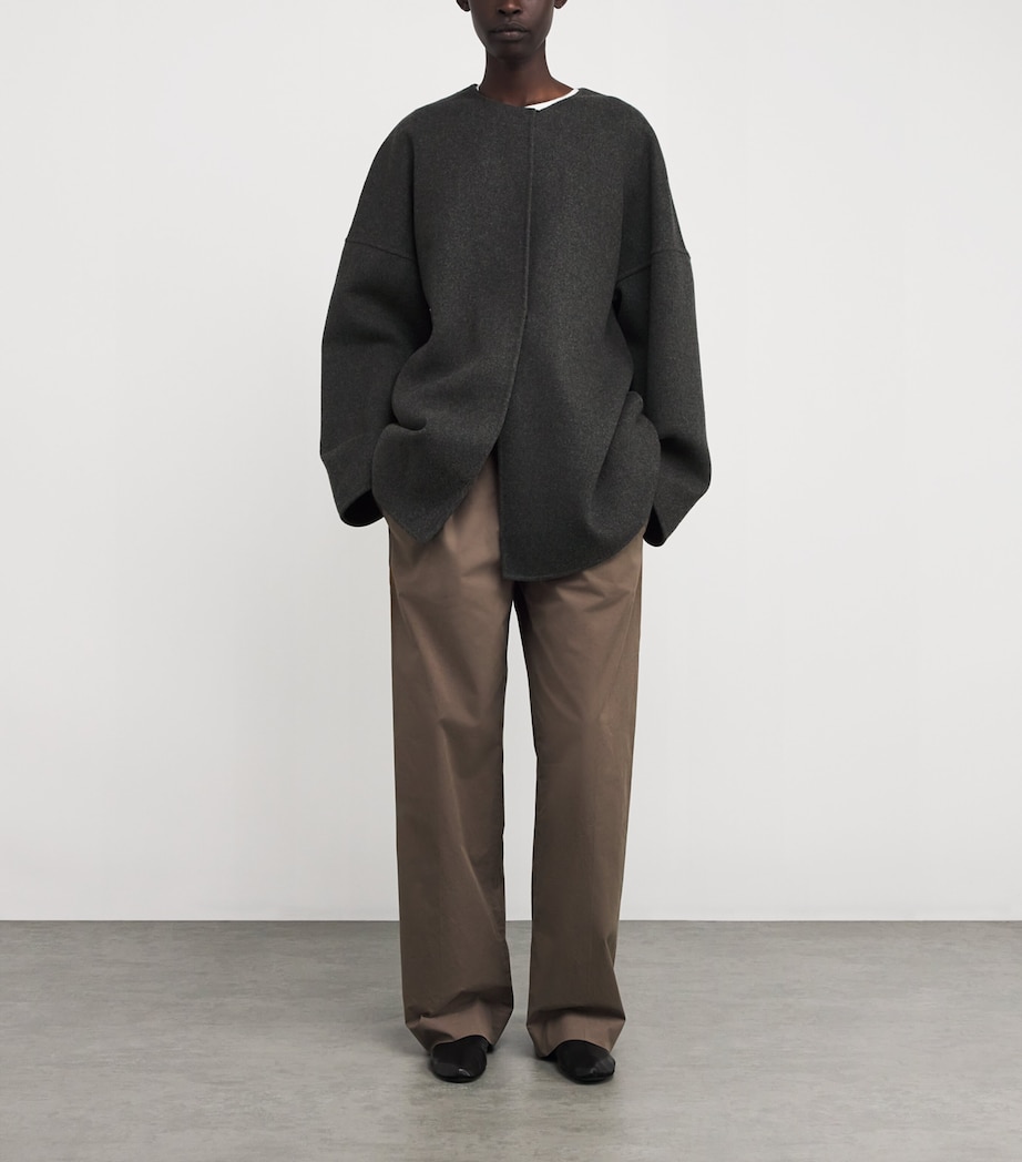 Elke Cashmere Jacket GREY MELANGE Image 2