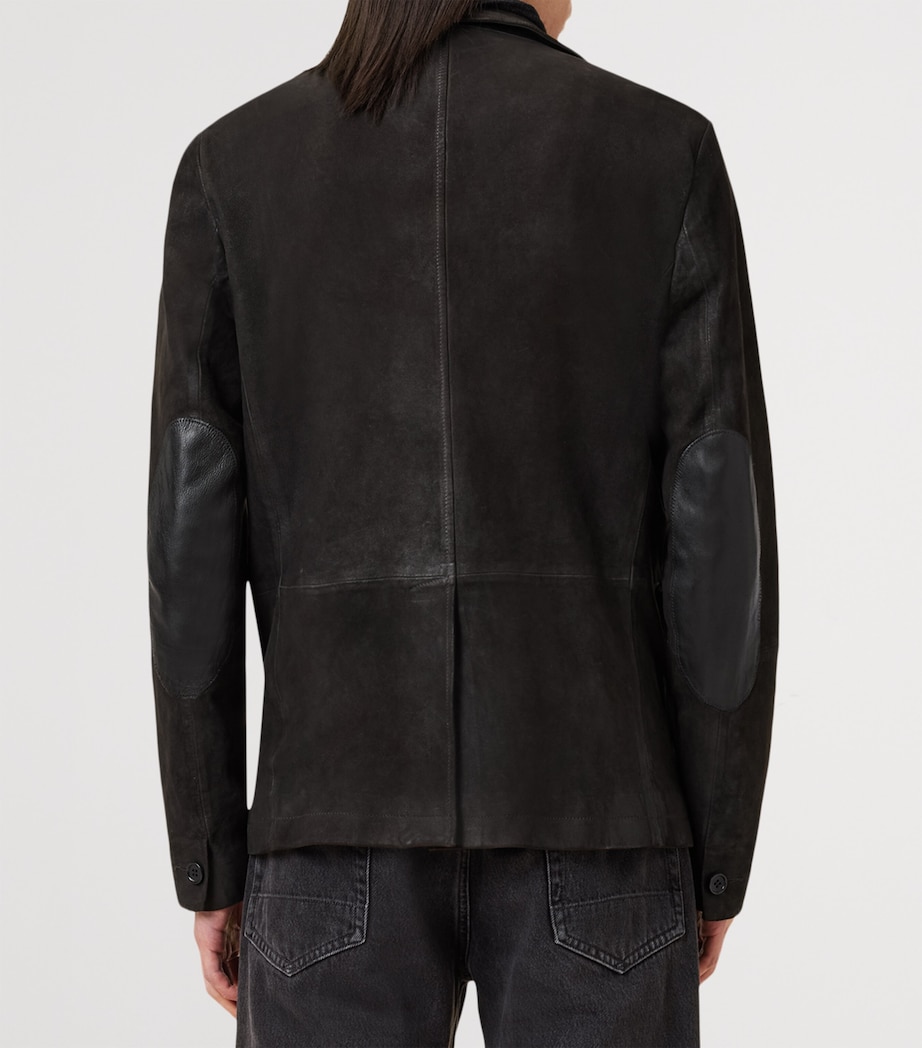 Leather Survey Blazer ANTHRACITE GREY Image 7