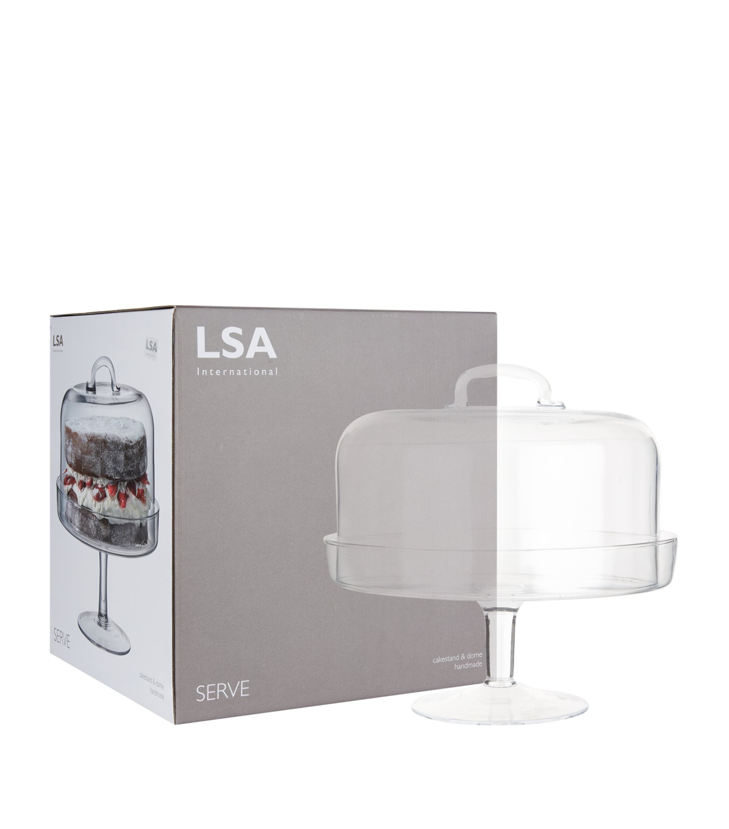 LSA INTERNATIONAL CAKE STAND WITH DOME