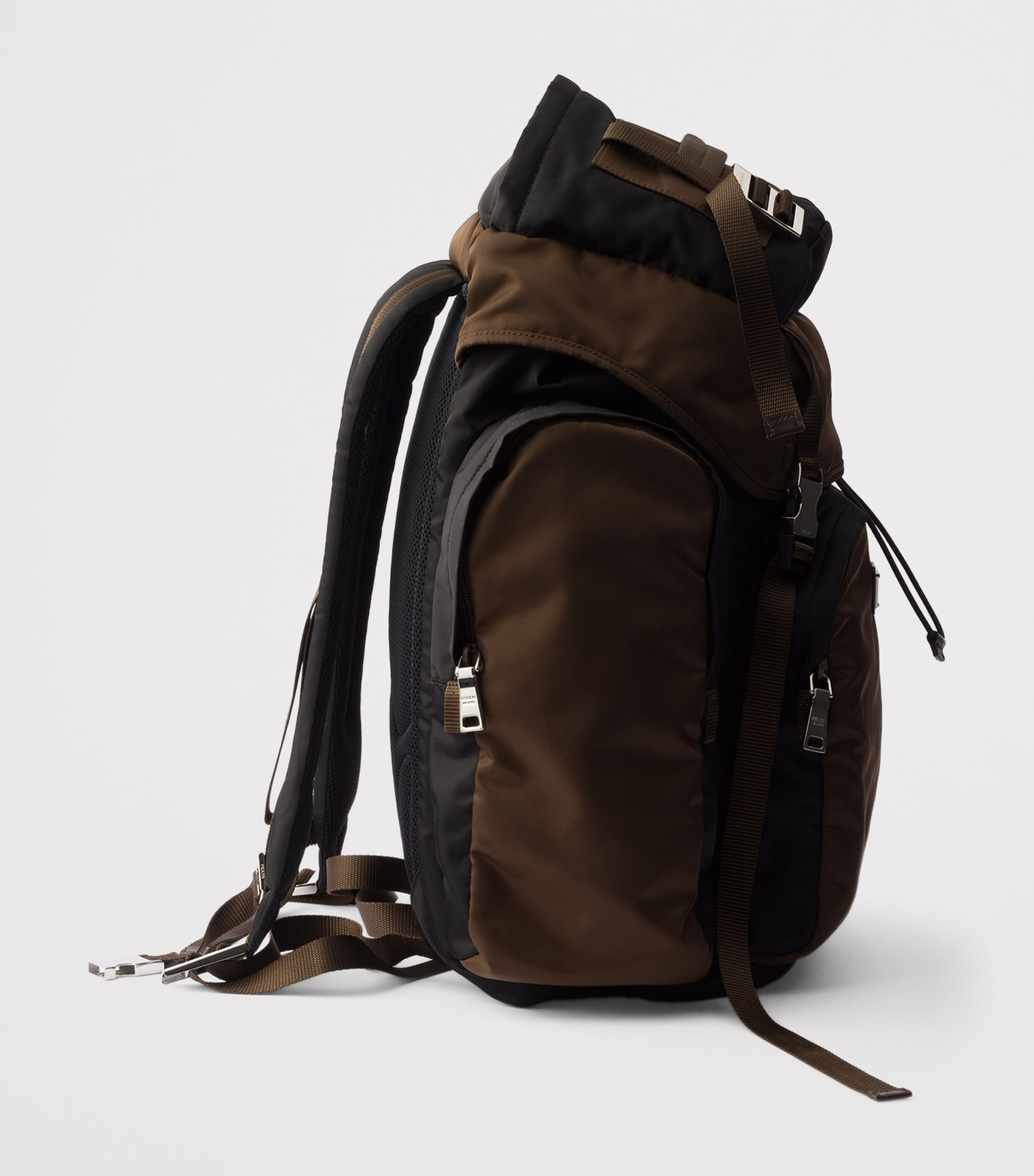 Prada Mens Re-Nylon and Saffiano Leather Backpack Image 6