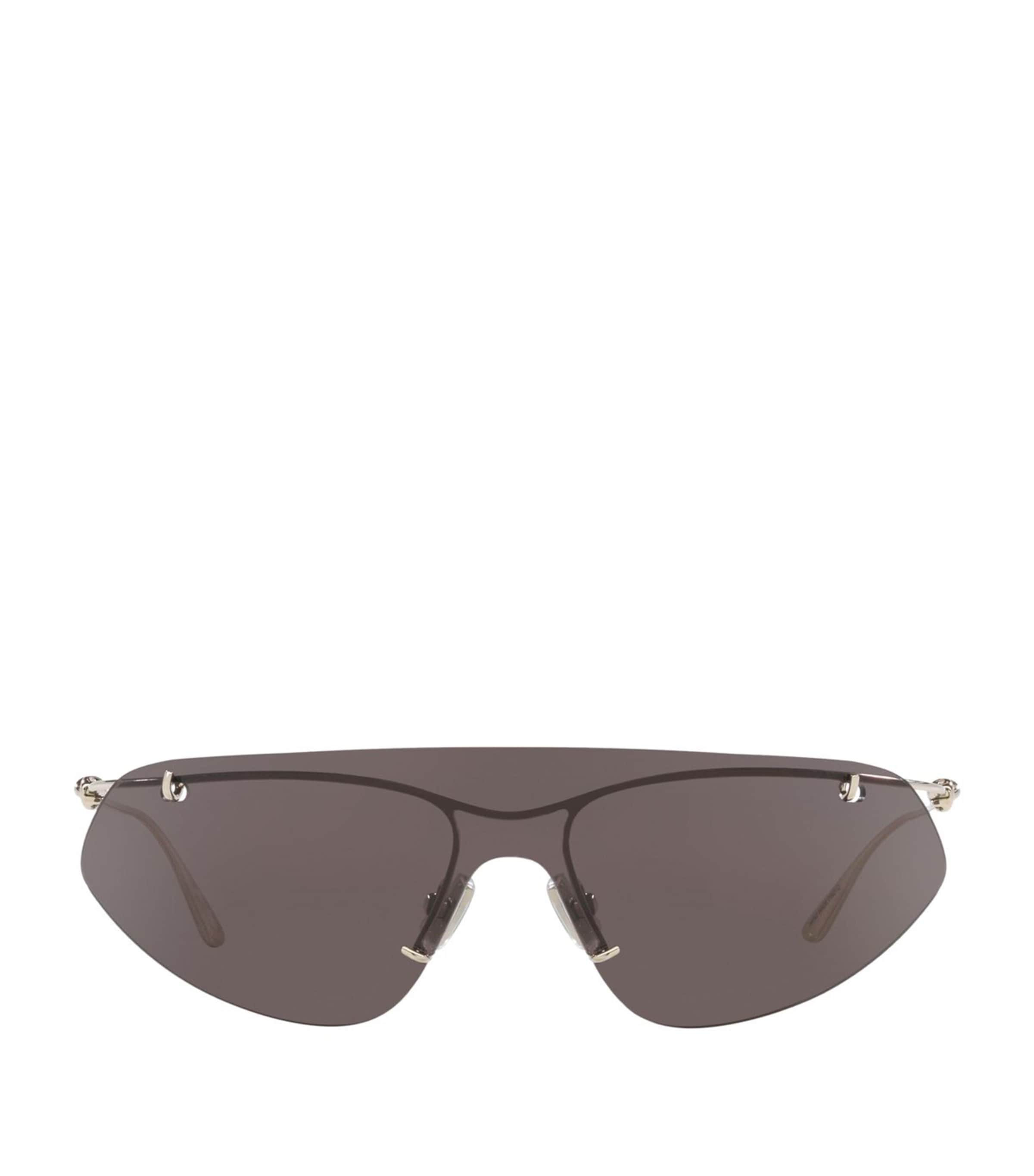 Shop Bottega Veneta Metal 06j000423 Sunglasses In Gold