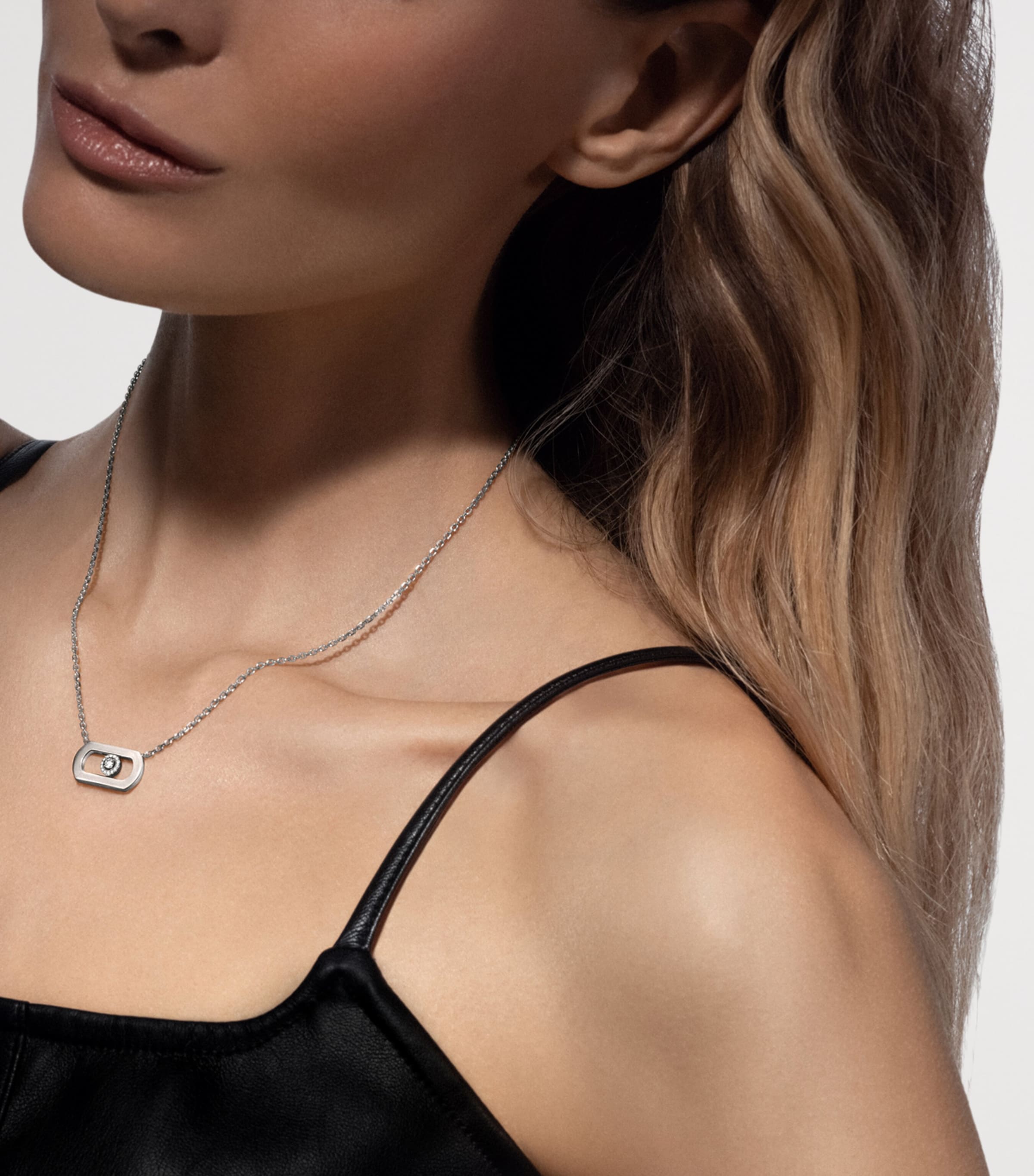 Messika So Move White Gold and Diamond Necklace White Gold Image 2