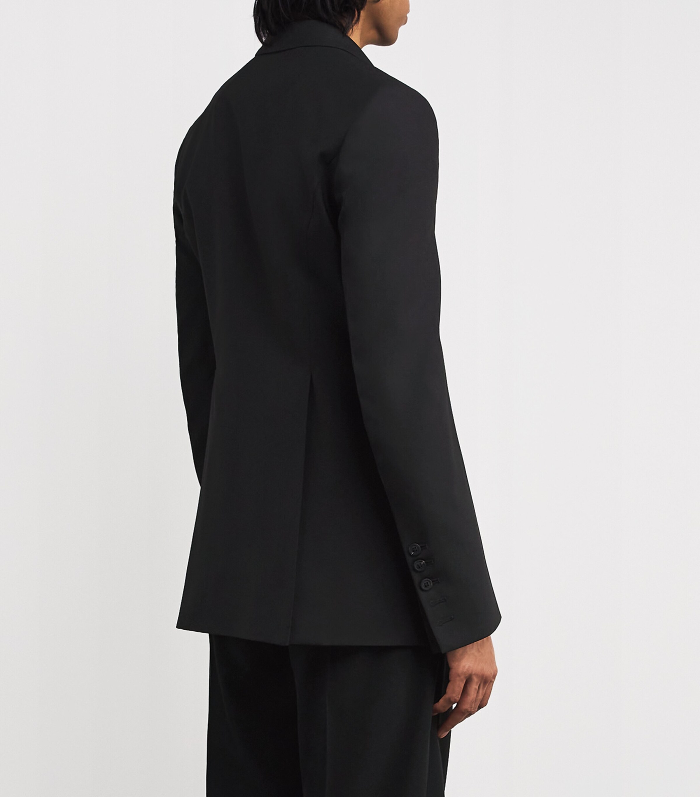 Rick Owens Mens Virgin Wool Fog Blazer Image 4