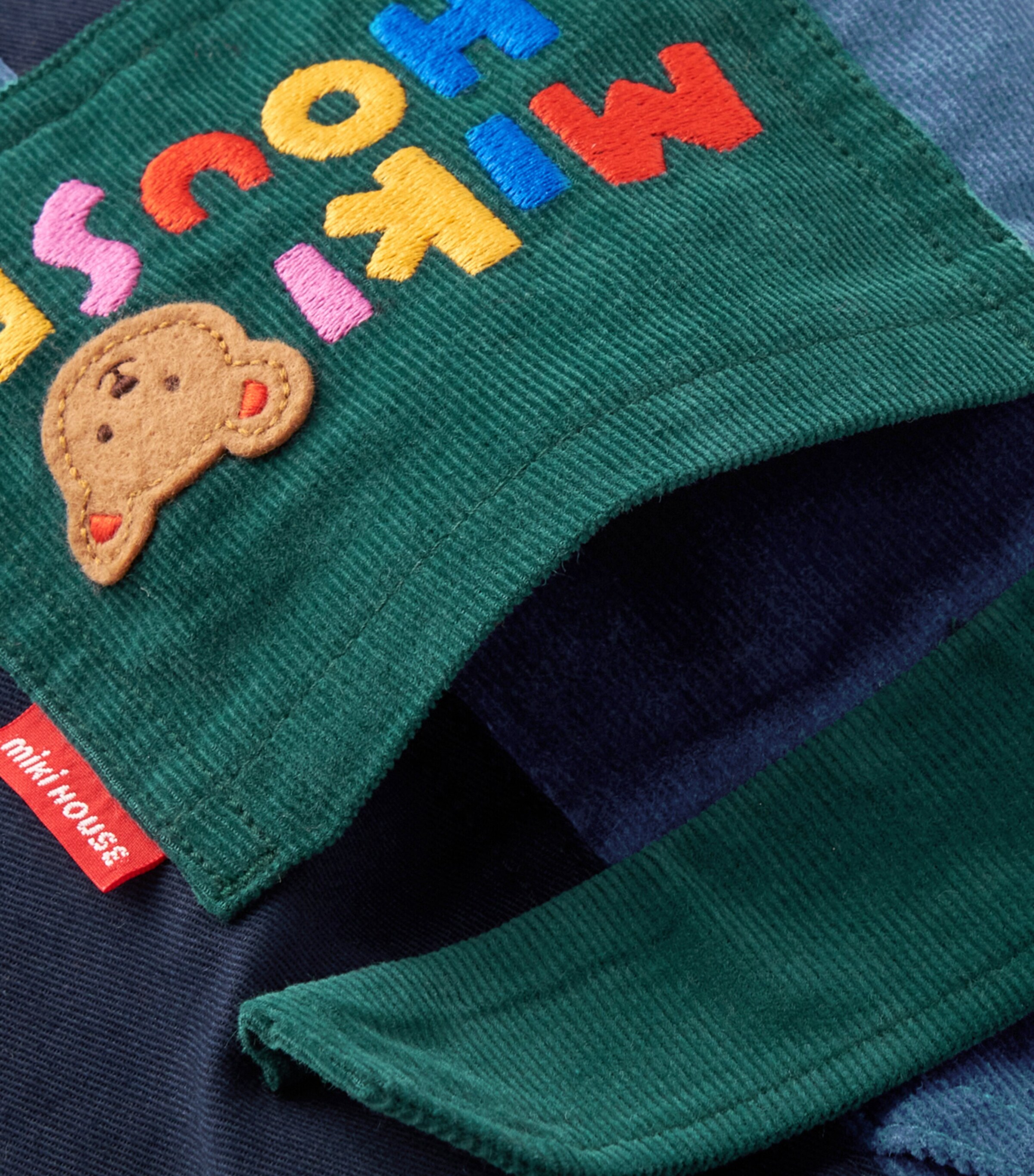 Cotton-Blend Patchwork Embroidered Trousers (2-5 Years) 3 Image 7