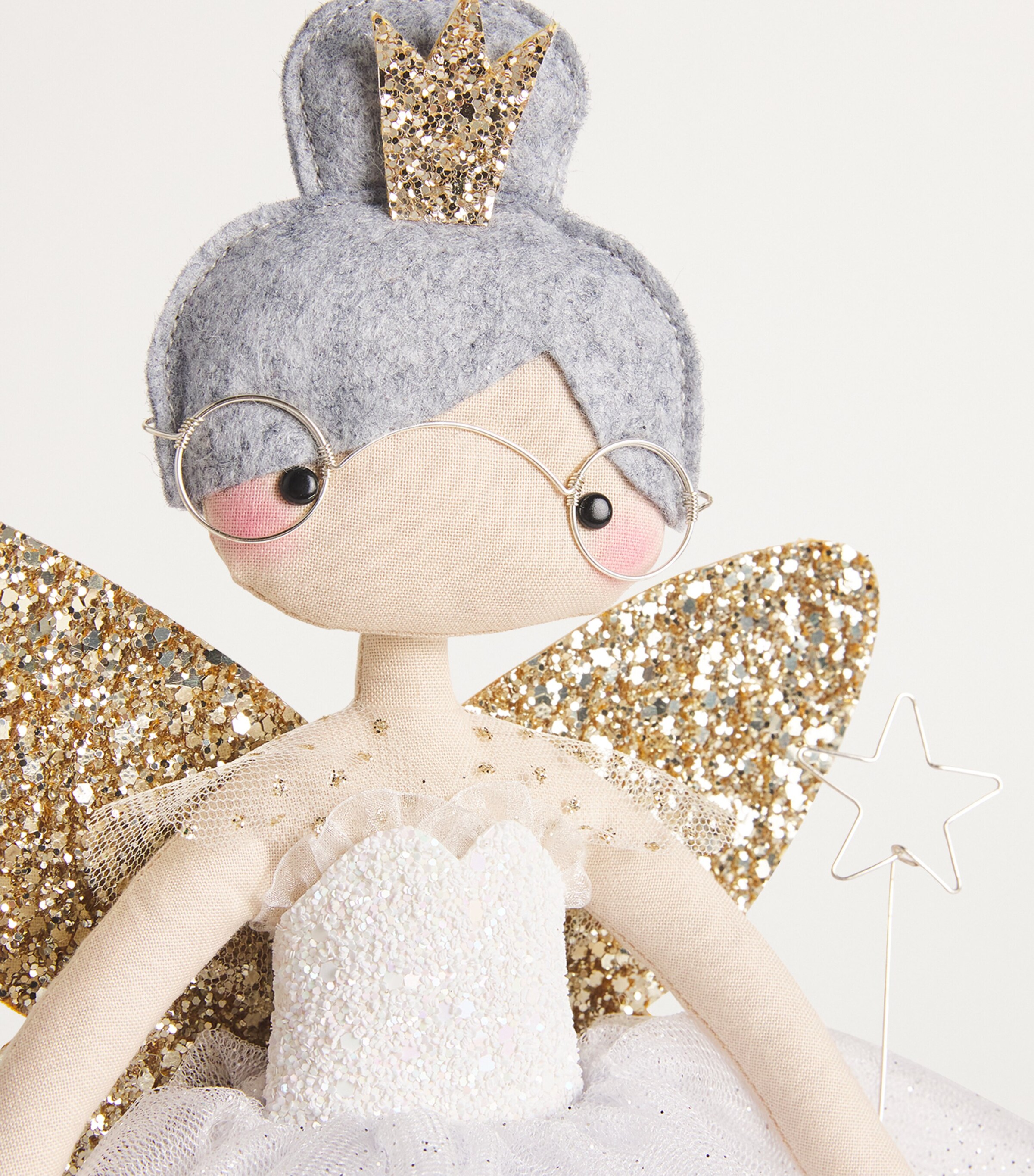SKETCH.STITCH.LOVE Fairy Godmother Tree Topper White Image 4