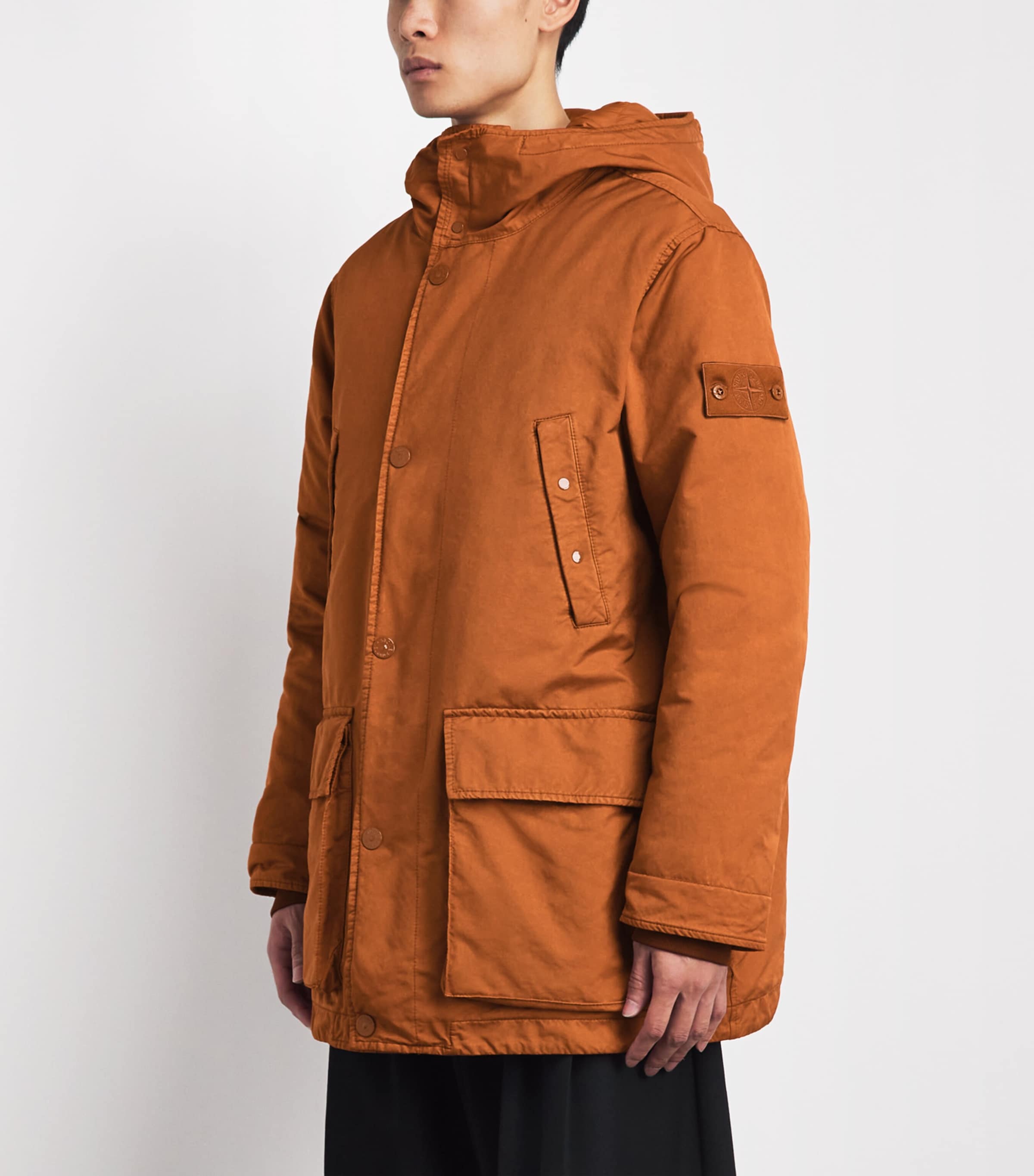 Stone Island Mens GHOST PIECE Down-Fill Parka Image 4