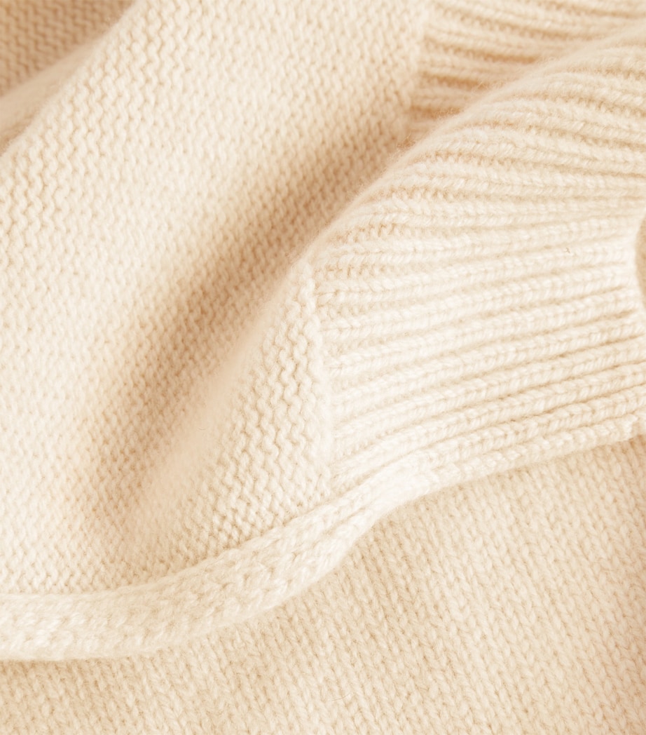 Lambswool Scarf ECRU Image 5