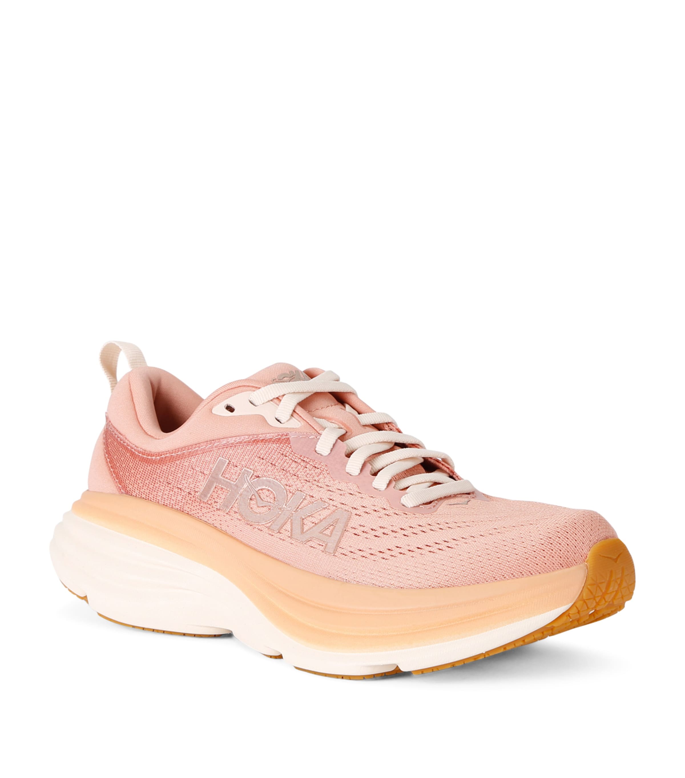 Hoka Bondi 8 Running Sneakers Pink Comb Image 3