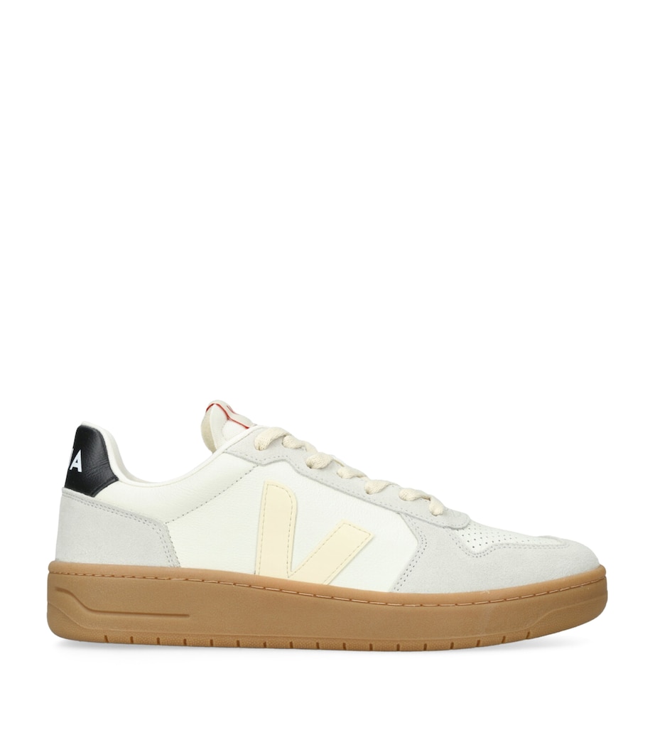 Leather V-82 Sneakers WHITE/BLK Image 1