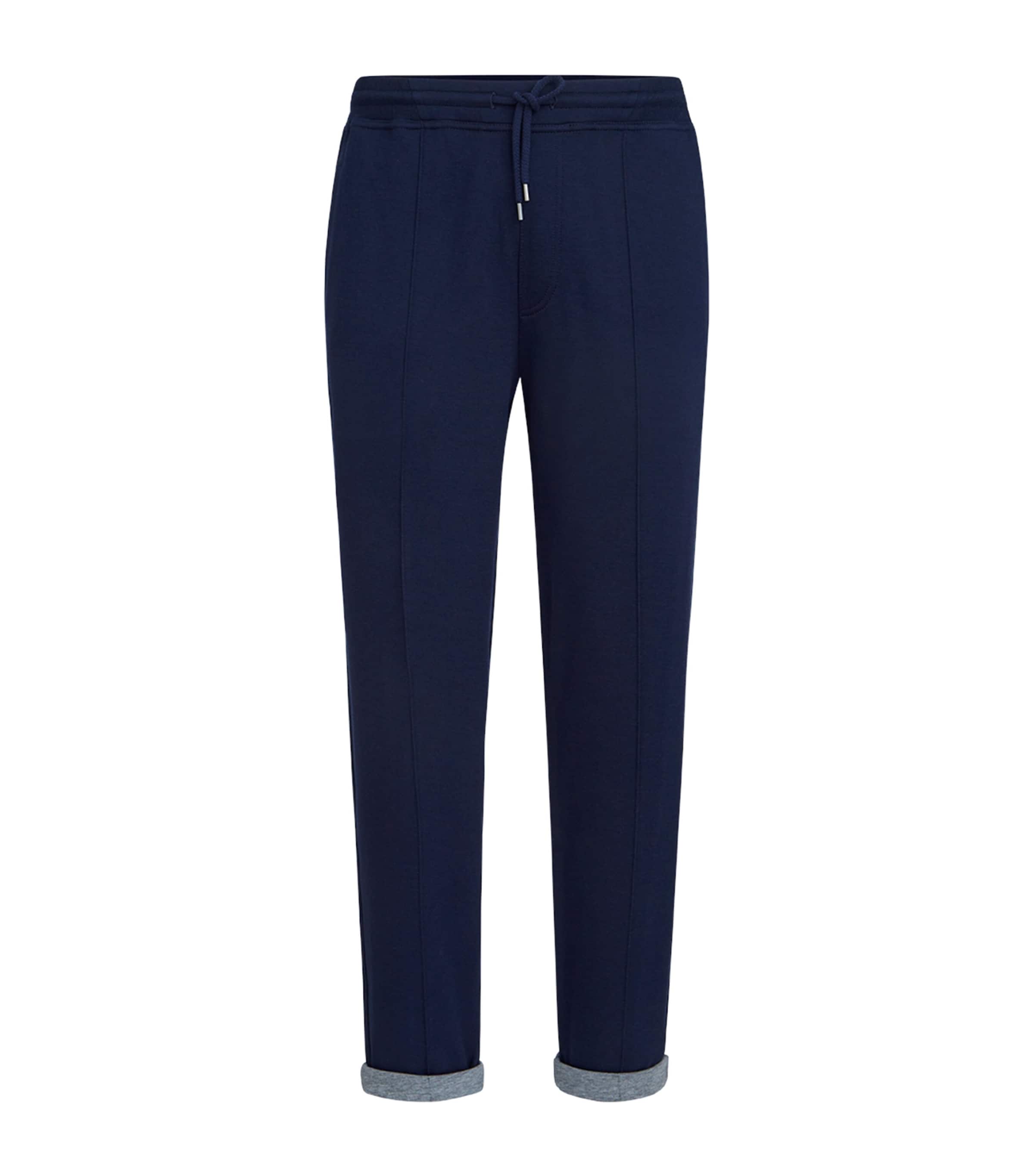 Brunello Cucinelli Mens Cotton-Blend French Terry Sweatpants Image 1