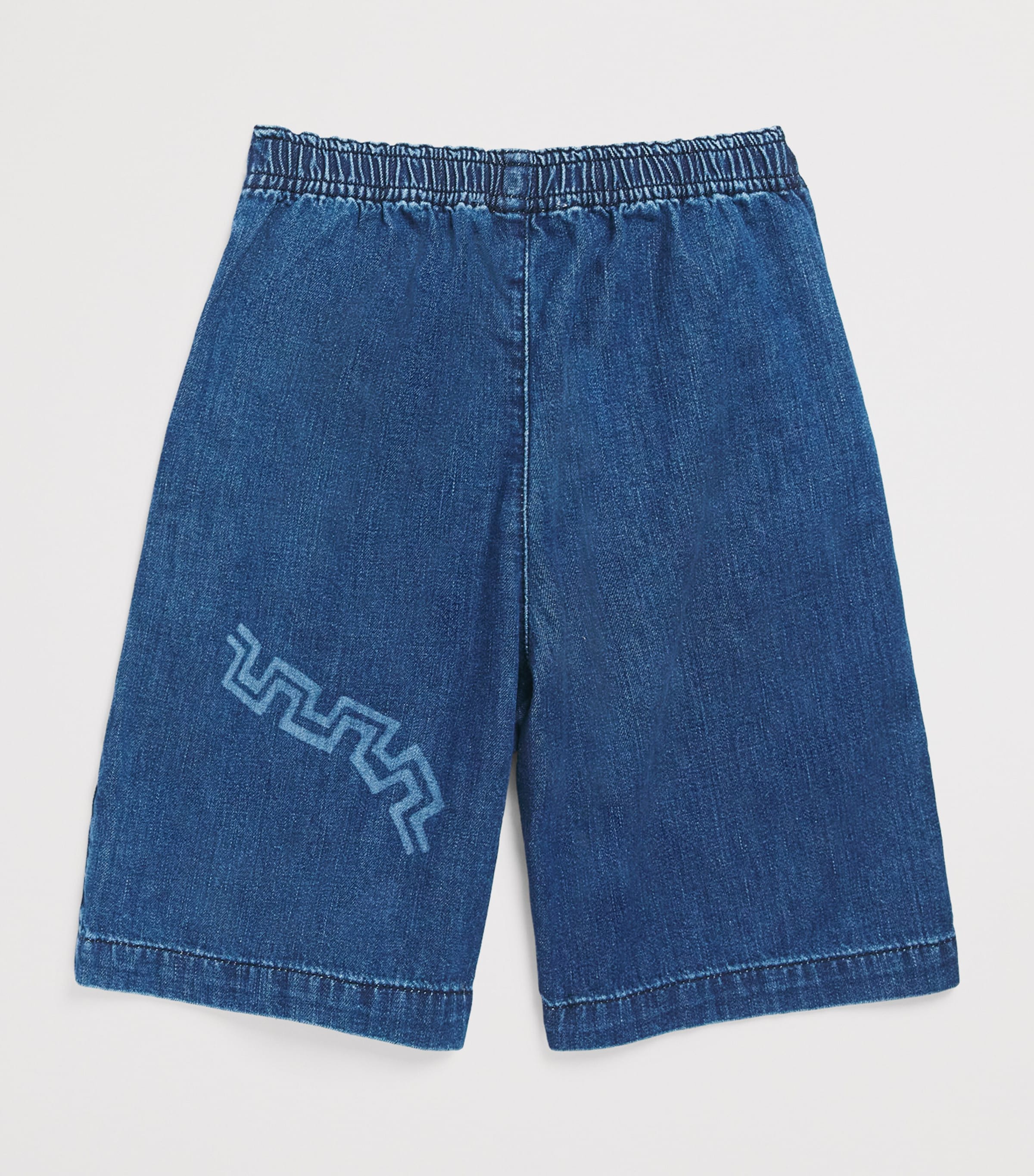 Versace Kids Medusa Denim Shorts (4-14 Years) Image 2