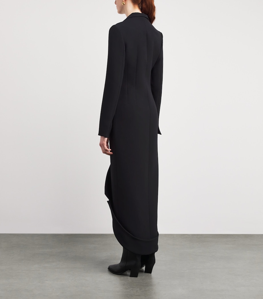 Blazer Midi Dress BLACK Image 3