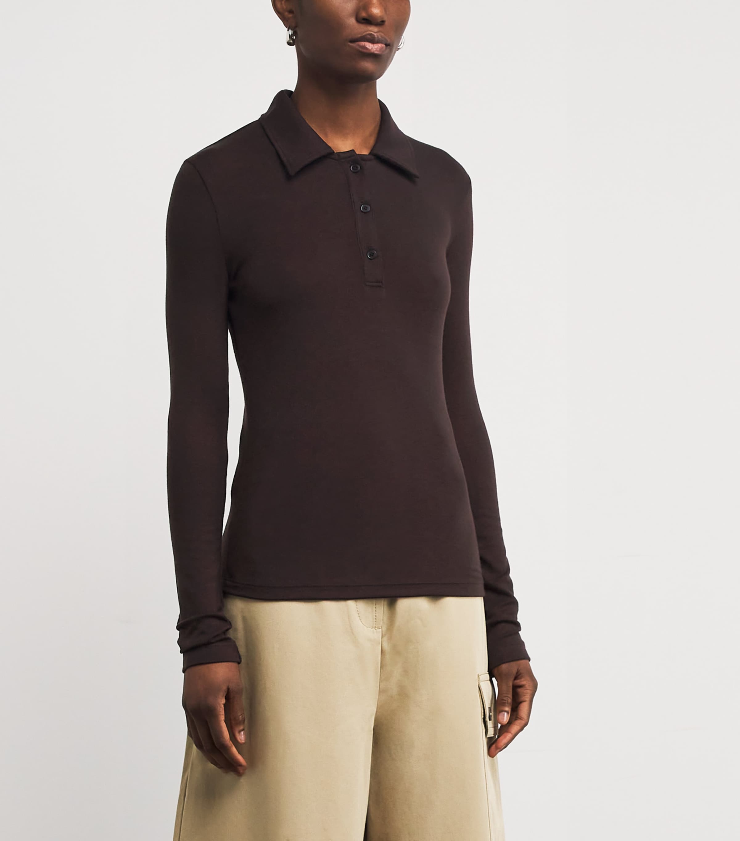 Knitted Amos Polo Top TORO Image 3