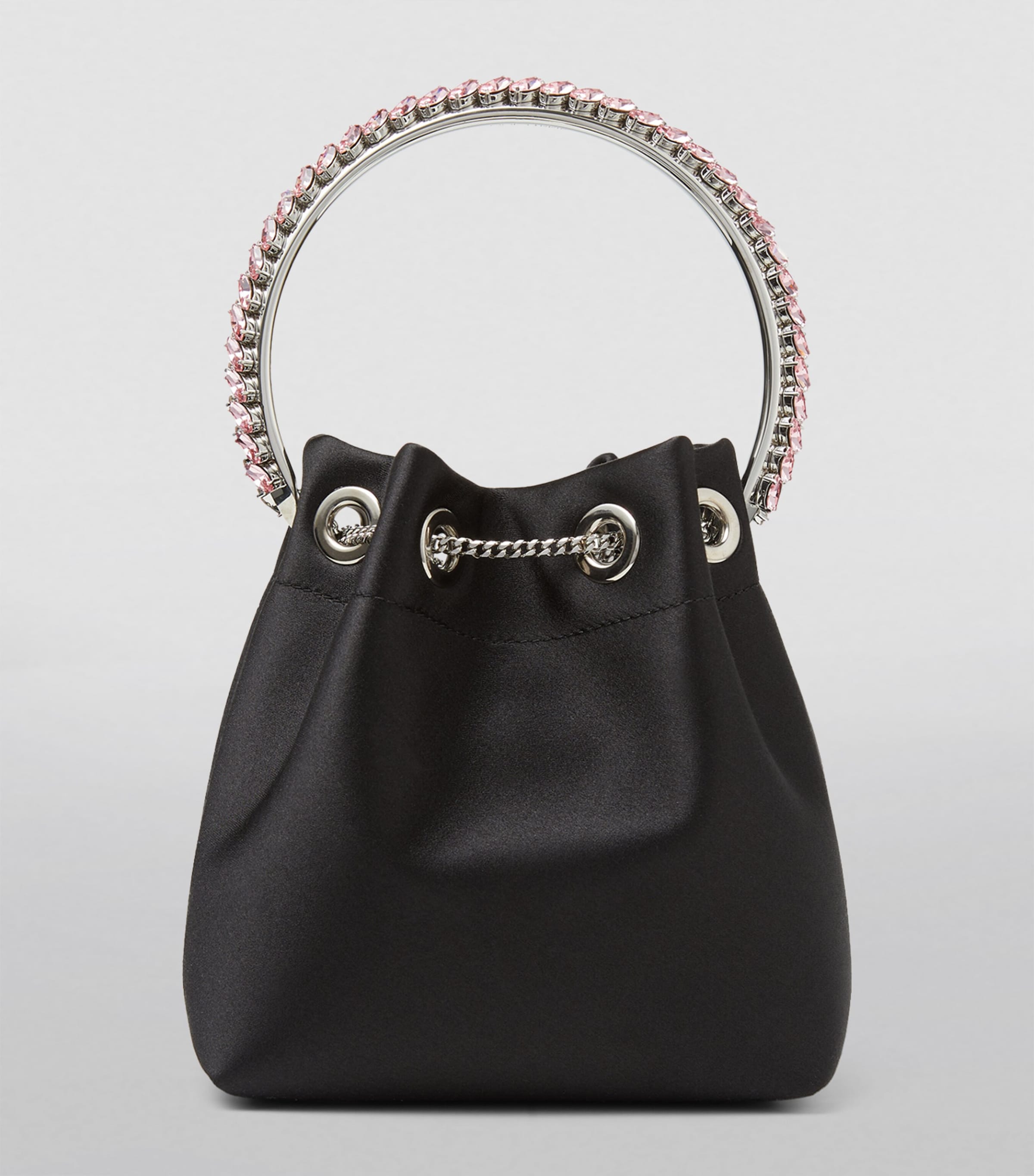 Bon Bon Top-Handle Bag BLACK/CRYSTAL Image 3