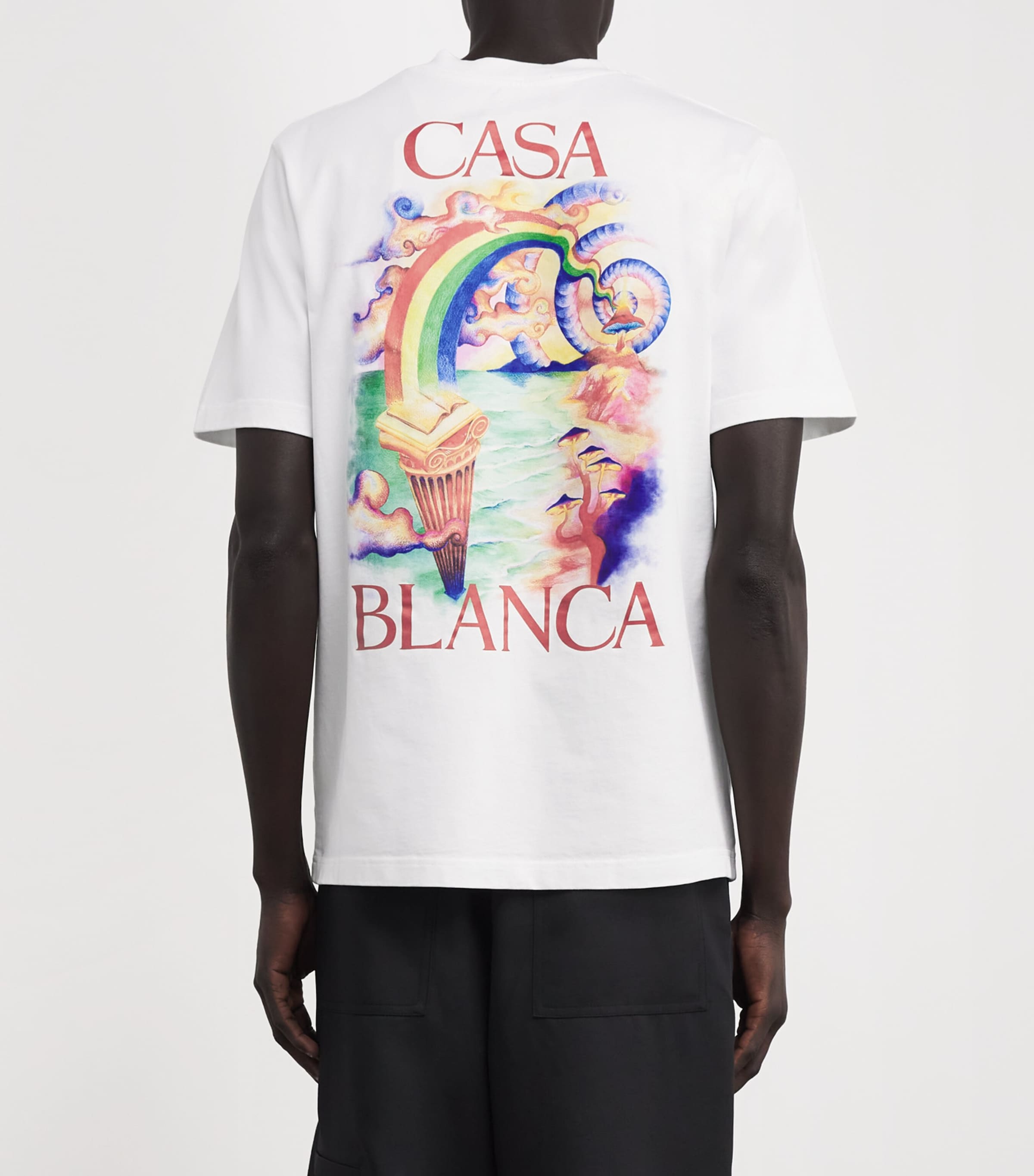 【関税込み】Casablanca ホワイト Nature Teacher Tシャツ 27561664_57388829_322.jpg