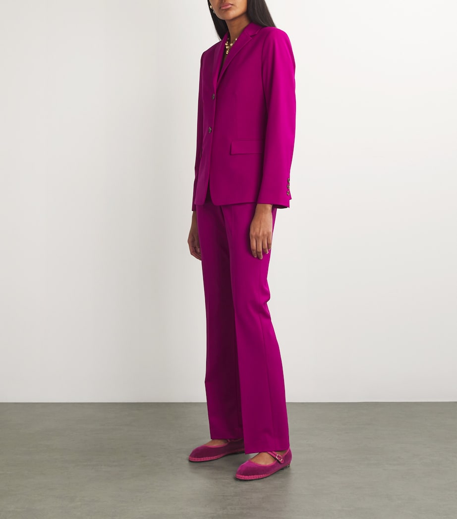 Velvet Nomi Mary Jane Flats FUCHSIA Image 5