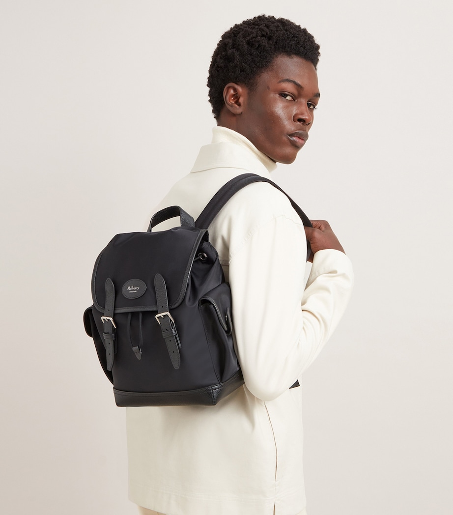 Mini Nylon Heritage Backpack BLACK Image 2
