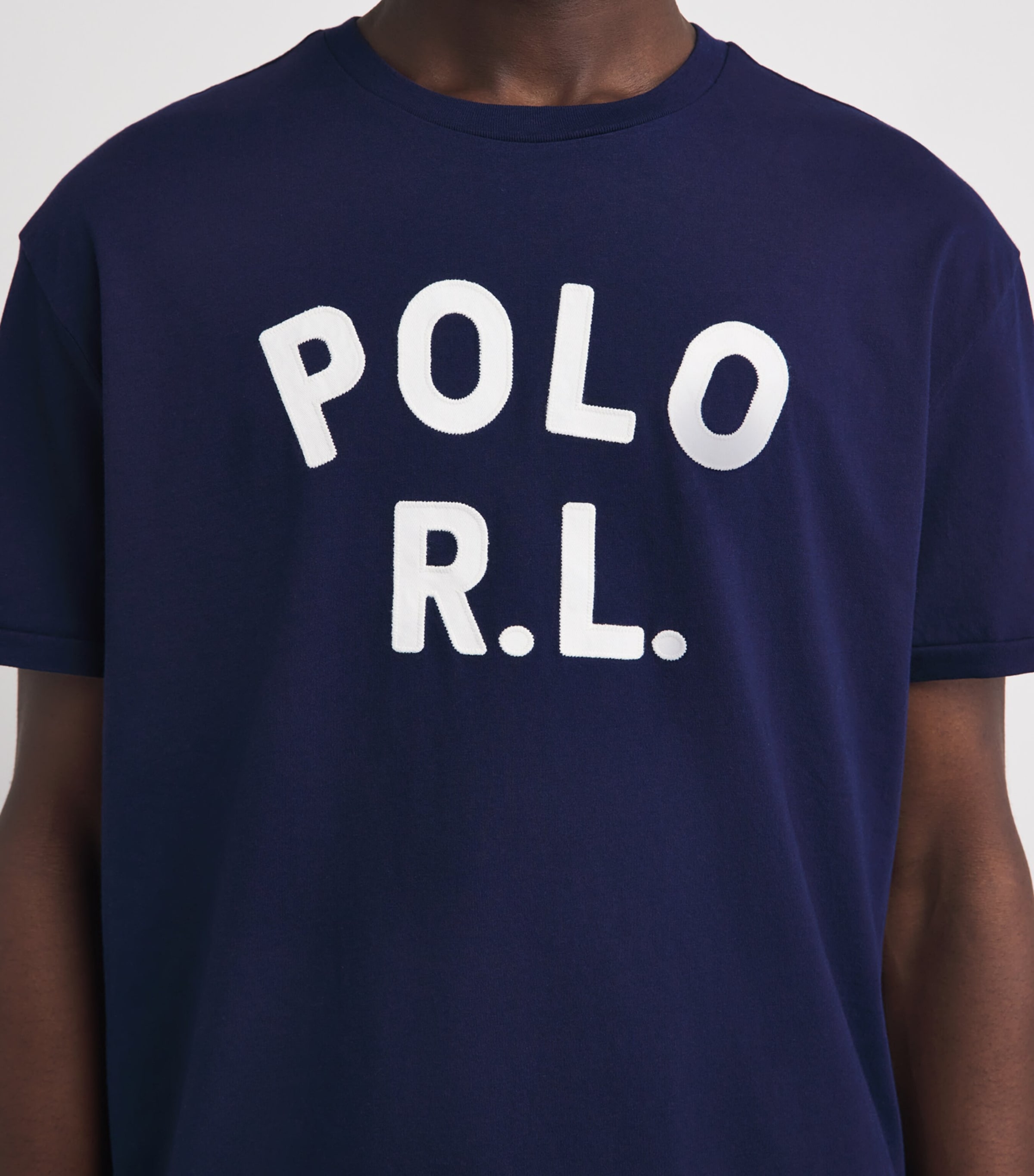 Polo Ralph Lauren Mens Cotton Logo Appliqué T-Shirt Newport Navy Image 3