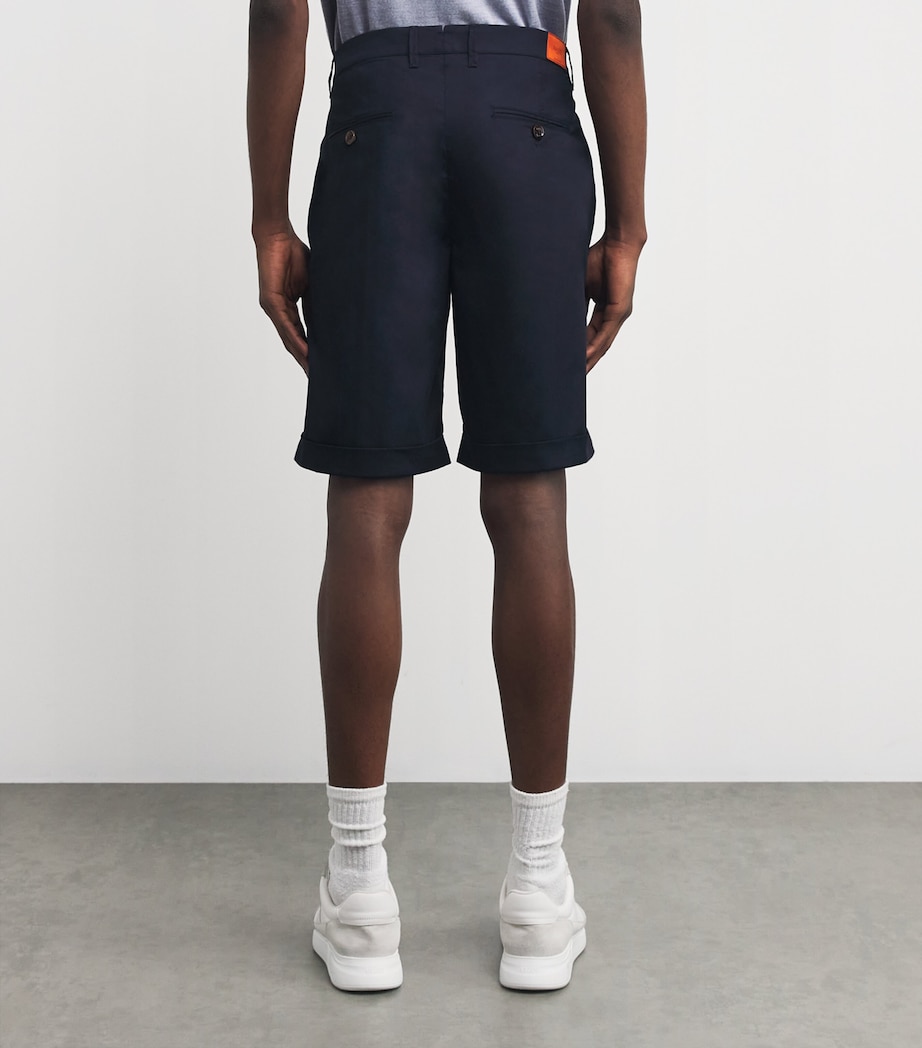 Cotton-Blend Alicudi Shorts U0498-BLU Image 4