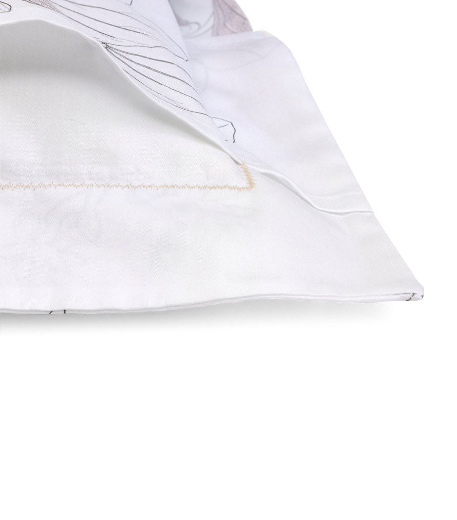 Floral Orchidee Square Oxford Pillowcase (65cm x 65cm) MULTICOLOURED Image 4