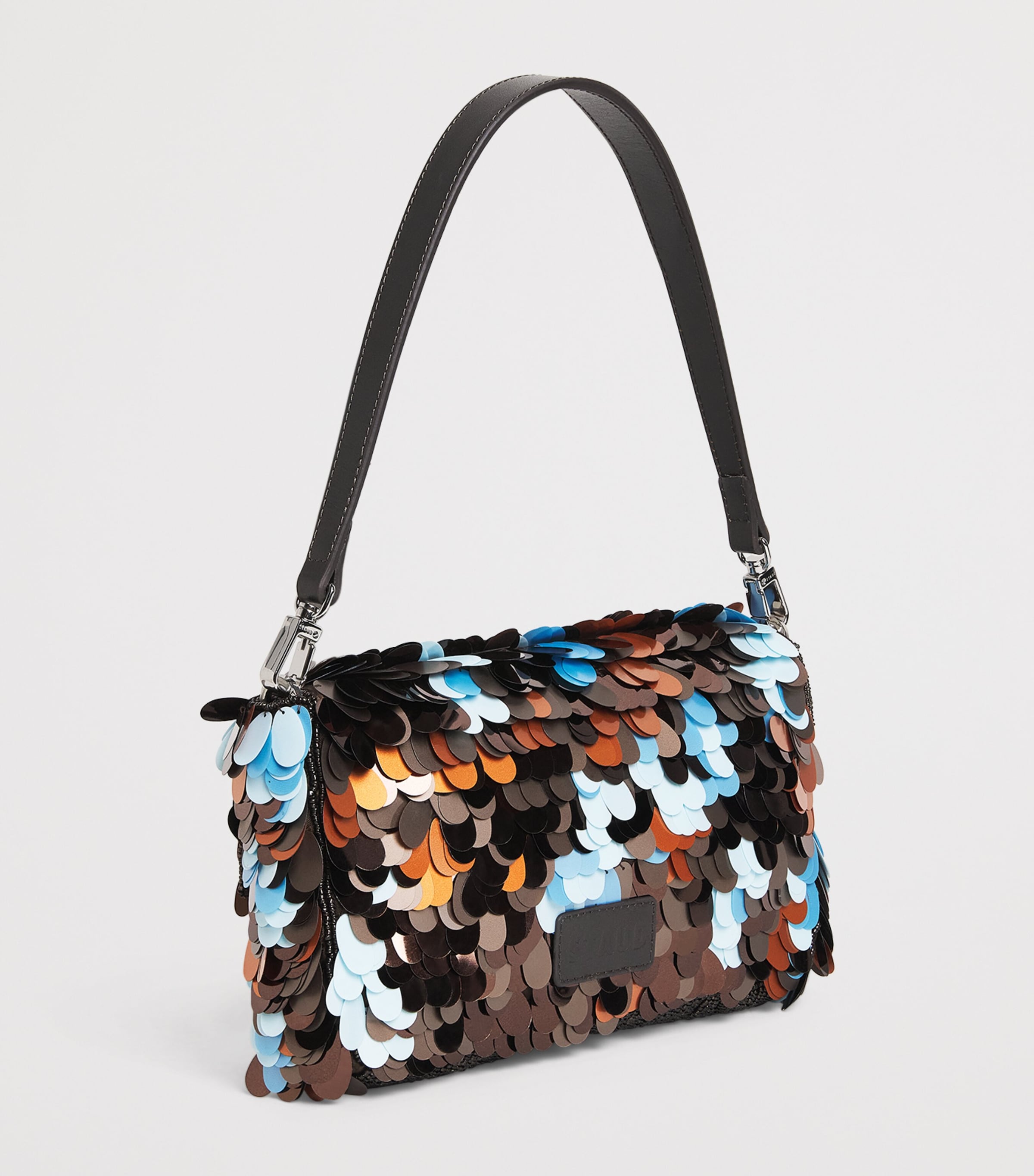 STAUD Sequin Timmy Shoulder Bag Nspk Nightspark Image 3