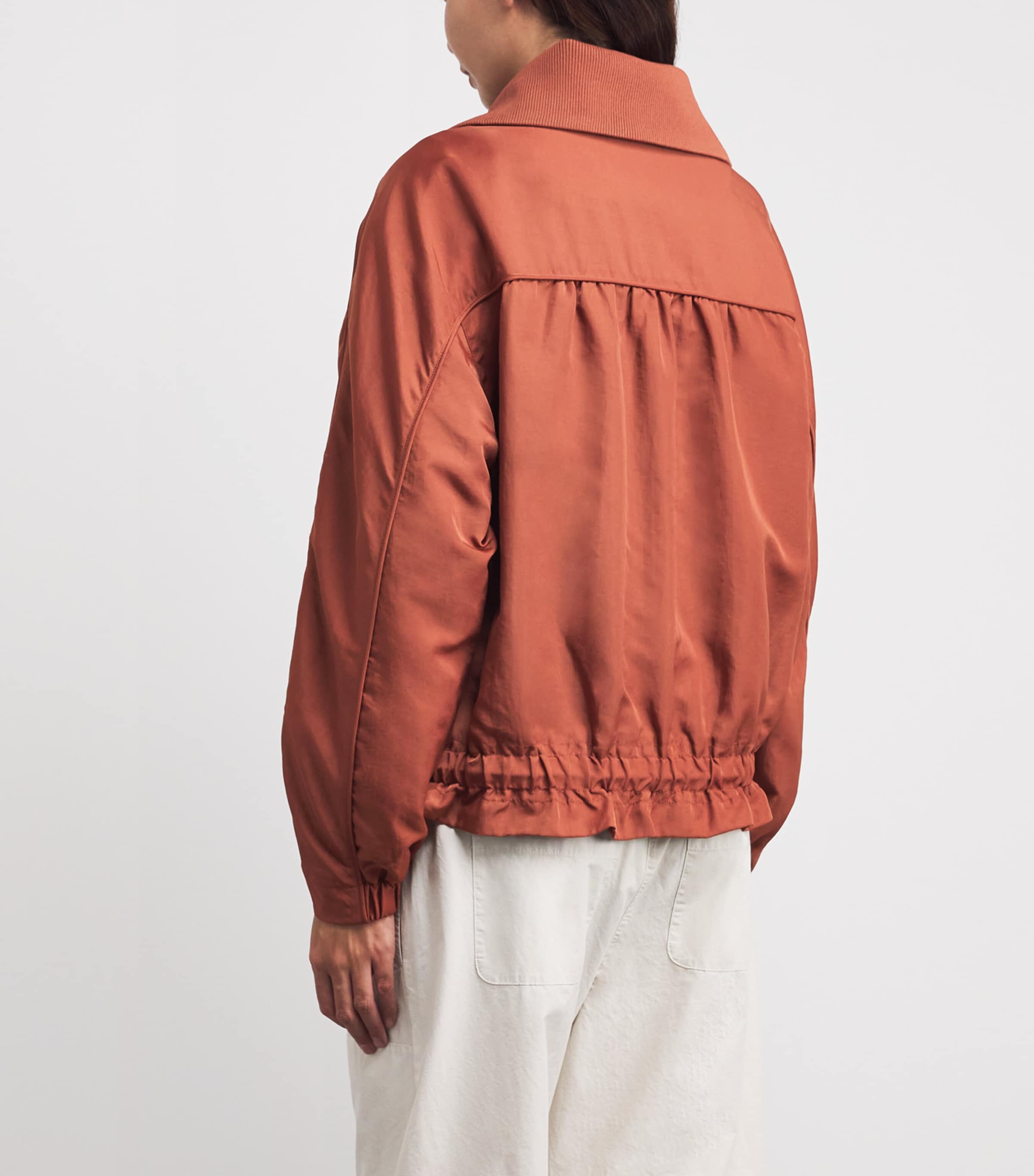 Varley Womens Oversized Lotta Blouson Jacket Maple Image 5