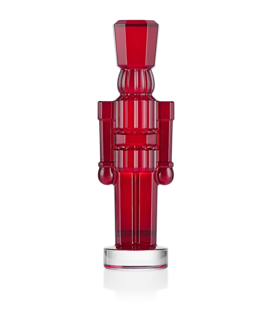 Crystal Nutcracker Ornament RED Image 1