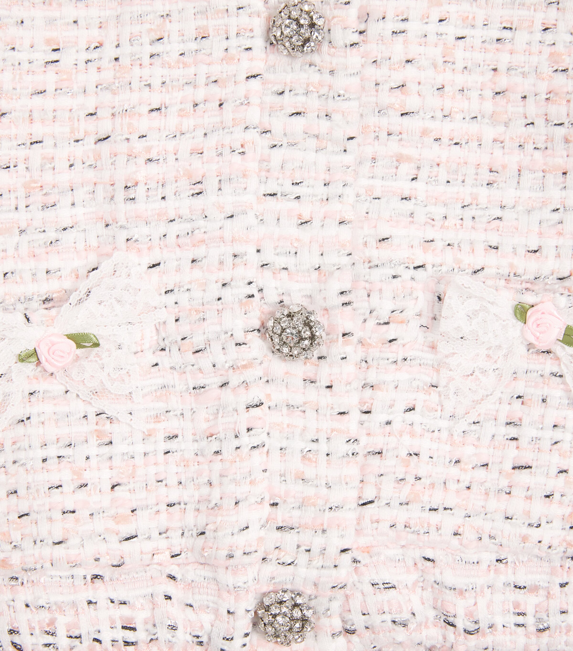 Self-Portrait Kids Bouclé Bow-Detail Jacket (4-12 Years) Image 4