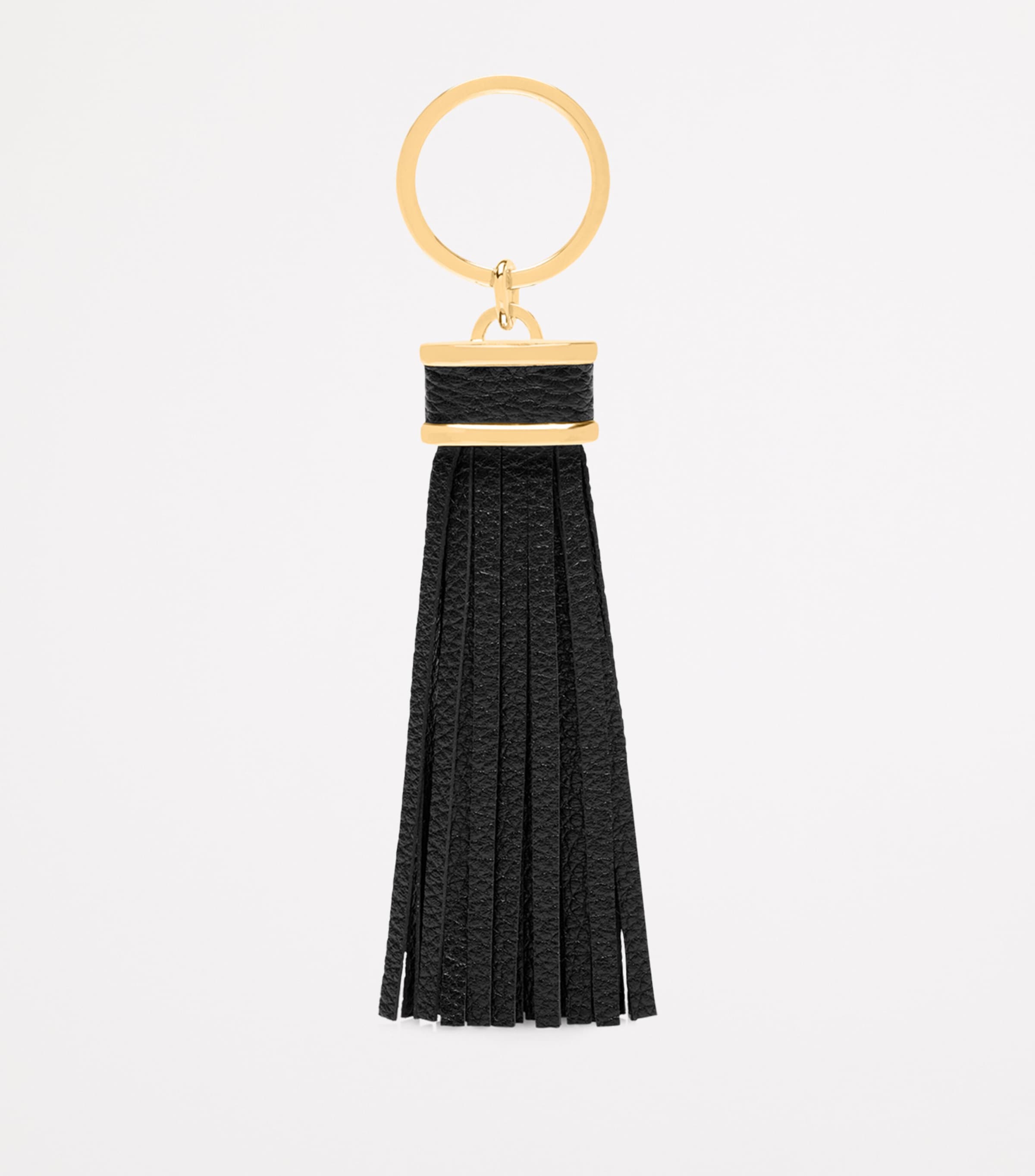 Leather T Tassel Keyring 1N001 Image 2