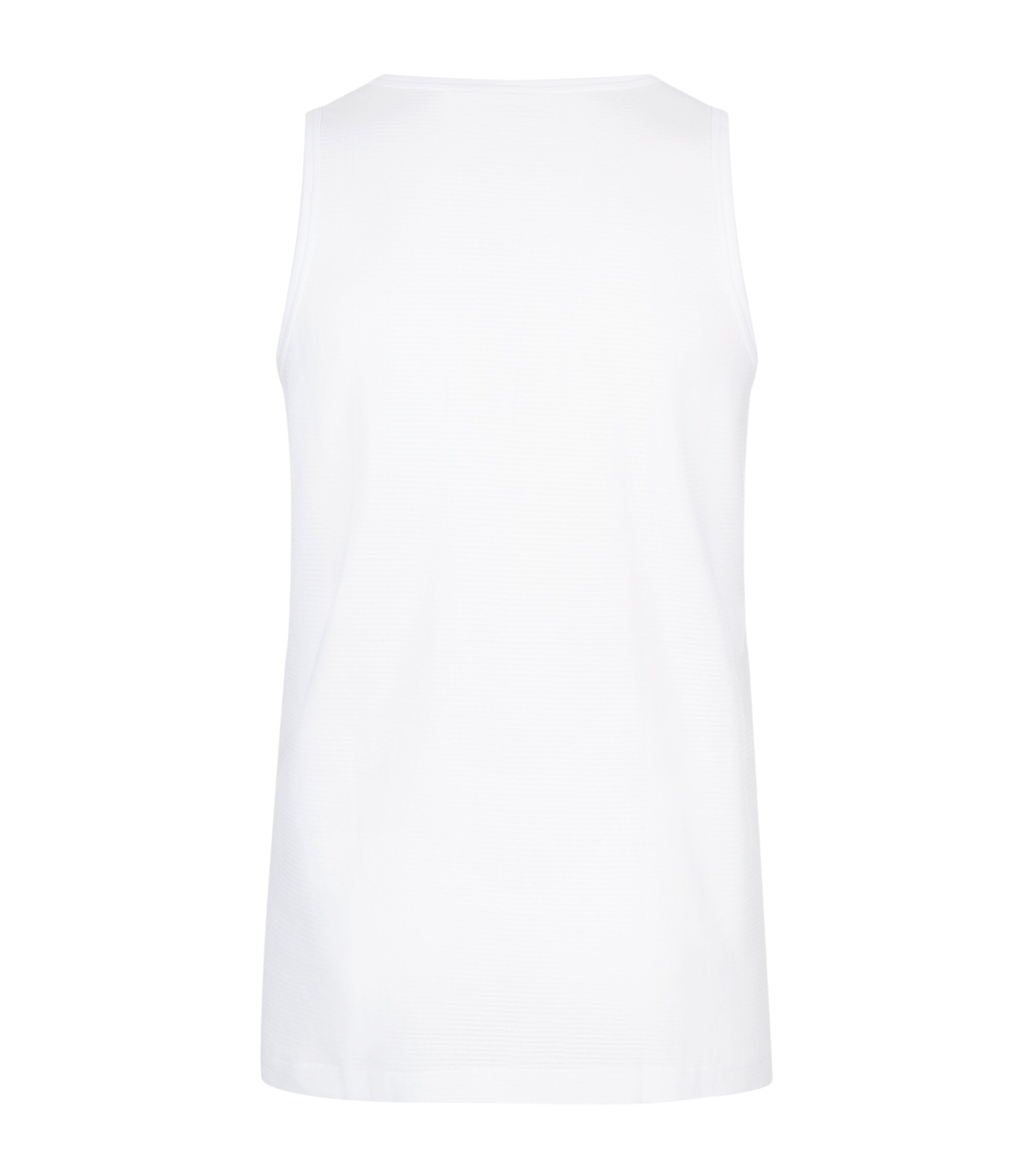 Cellular Cotton Vest WHITE Image 3
