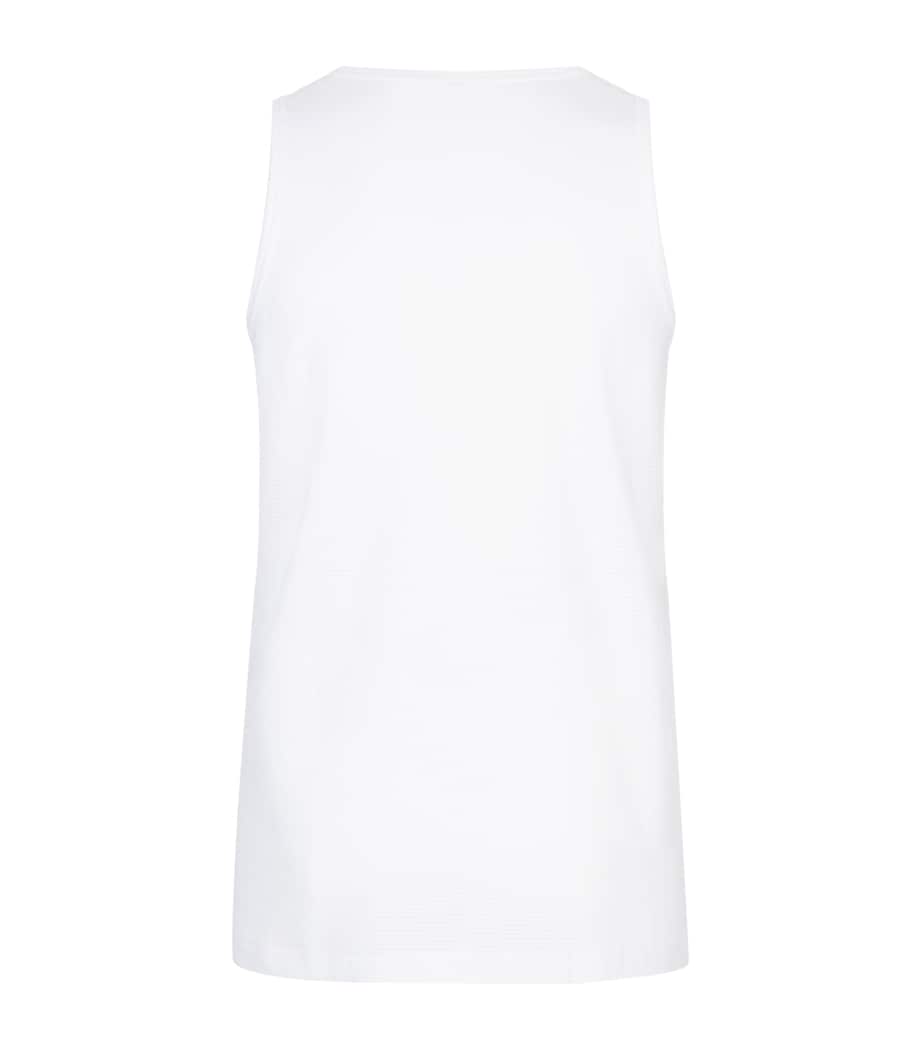 Cellular Cotton Vest WHITE Image 3