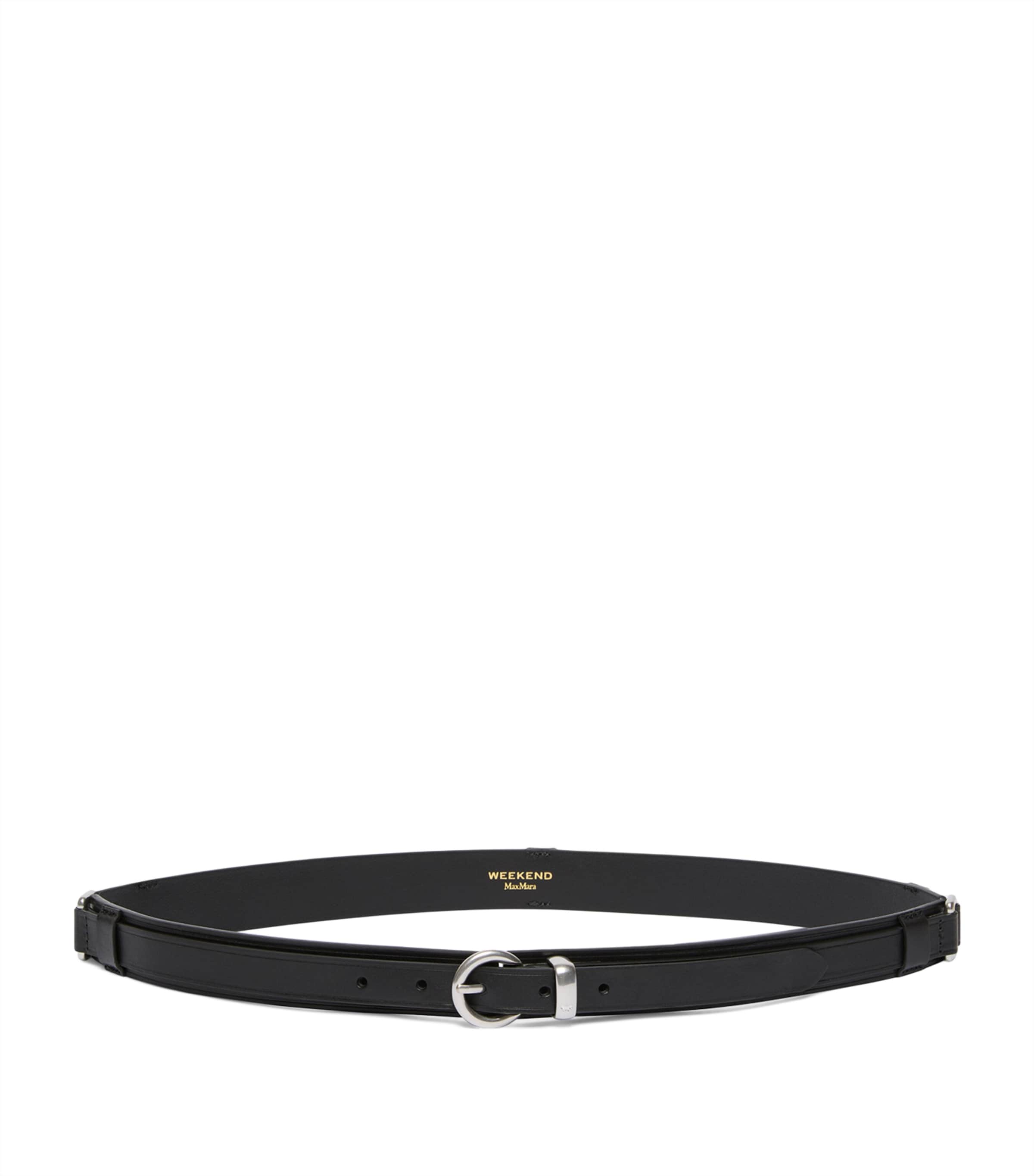 Weekend Max Mara Leather Belt Black Image 1