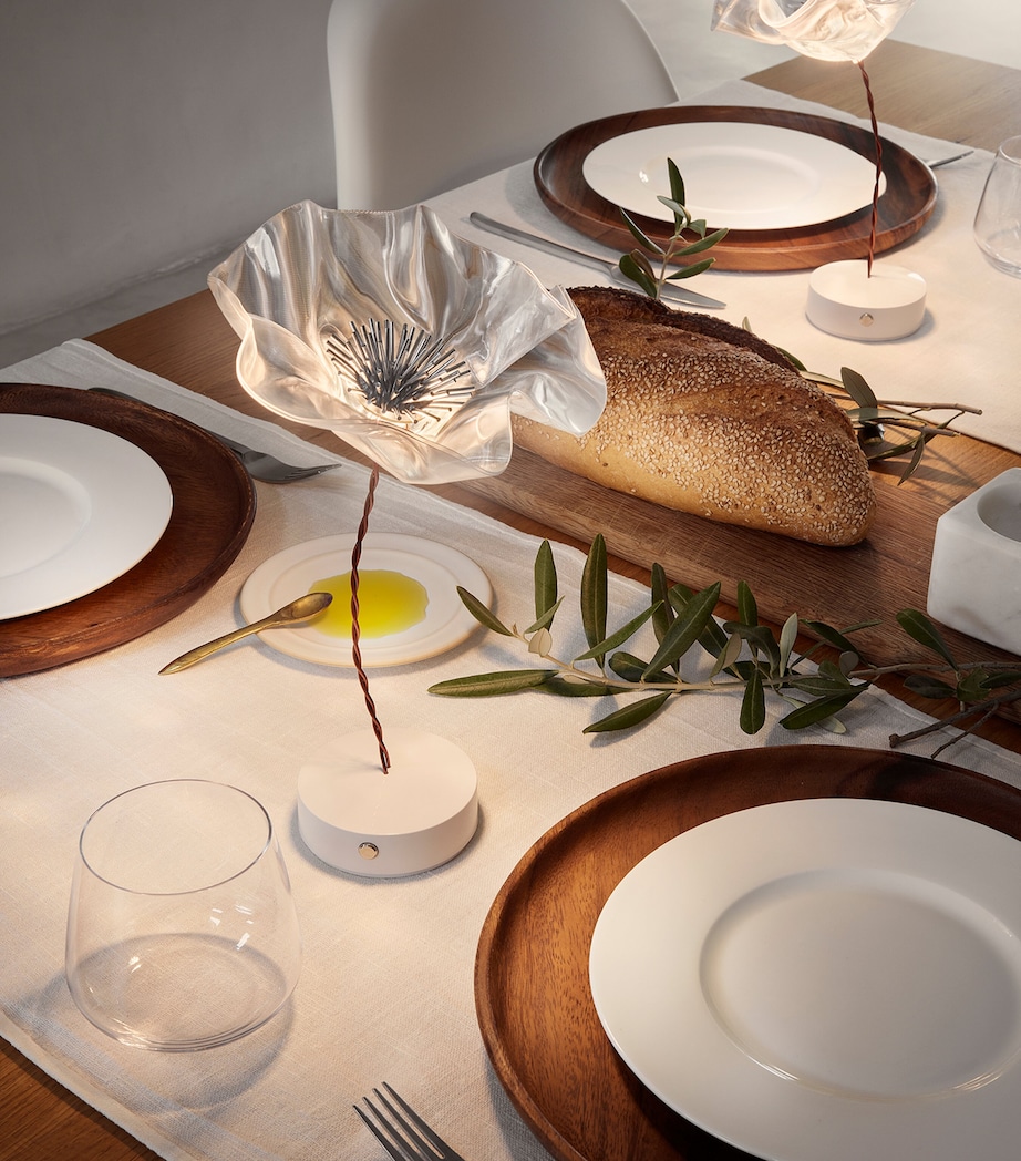 LaFleur Battery Table Lamp PRISMA WHITE Image 2