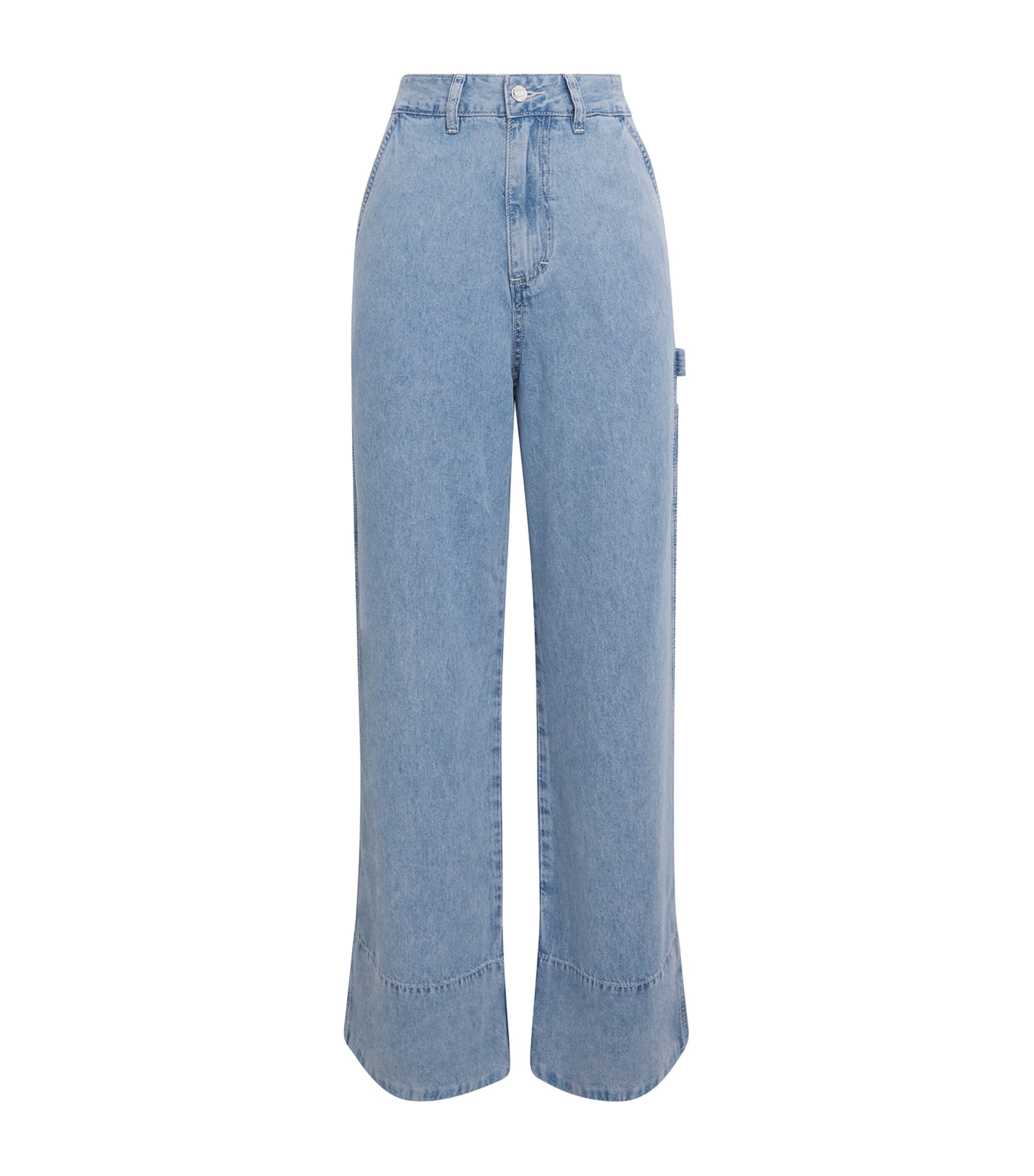 Sandro Wide-leg Jeans In Blue