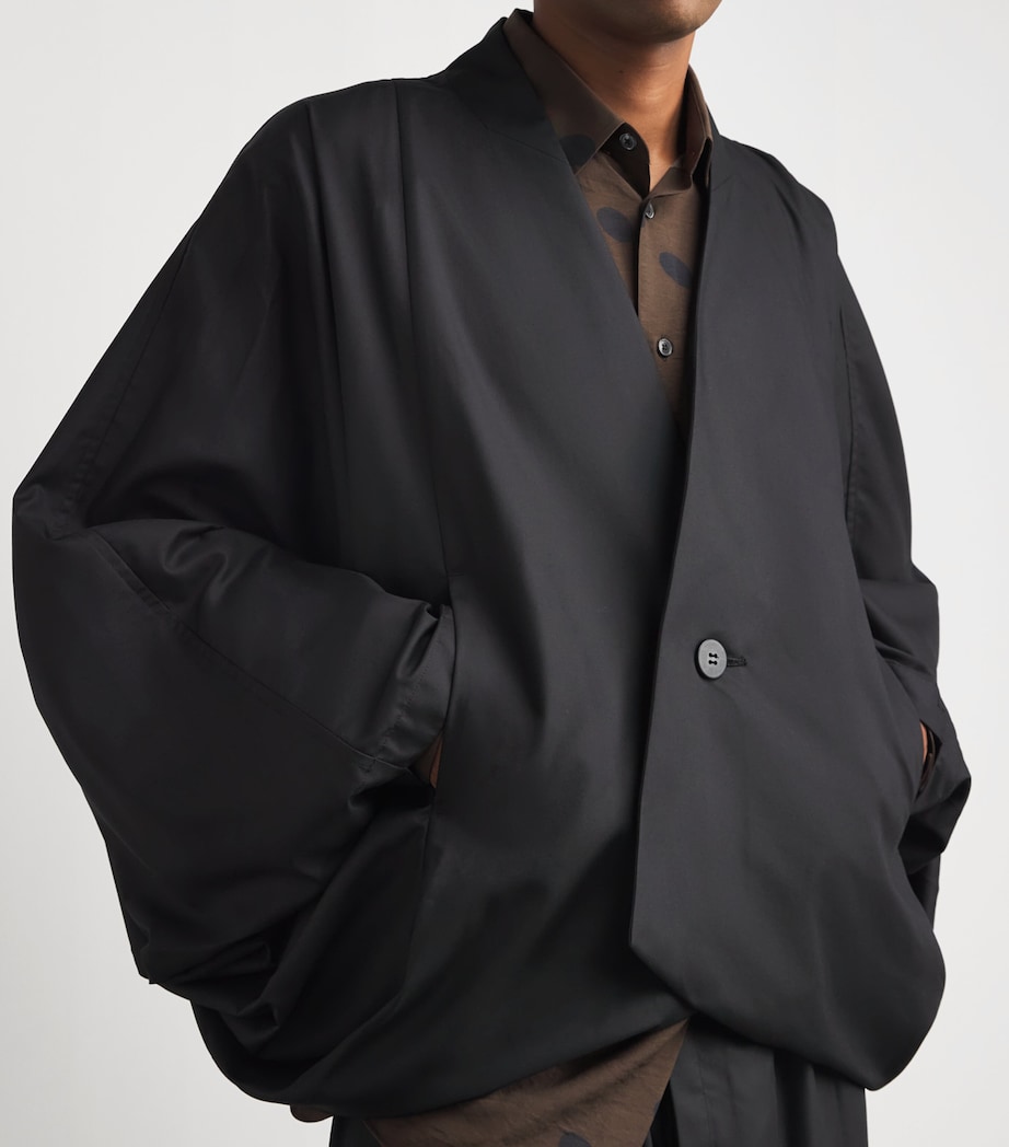 IM MEN Mens Swing Blazer Black Image 3
