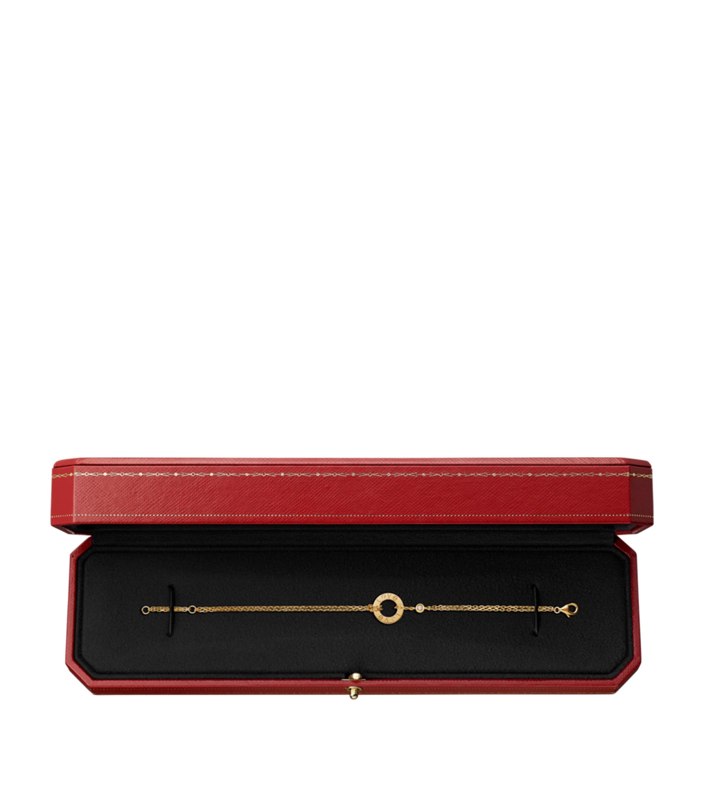 Cartier Yellow Gold Double Chain LOVE Bracelet Yellow Gold Image 2