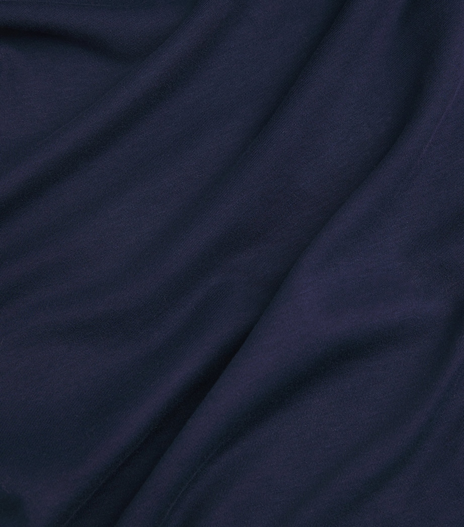 Polo Ralph Lauren Mens Cotton Slim-Fit Polo Shirt French Navy Image 5