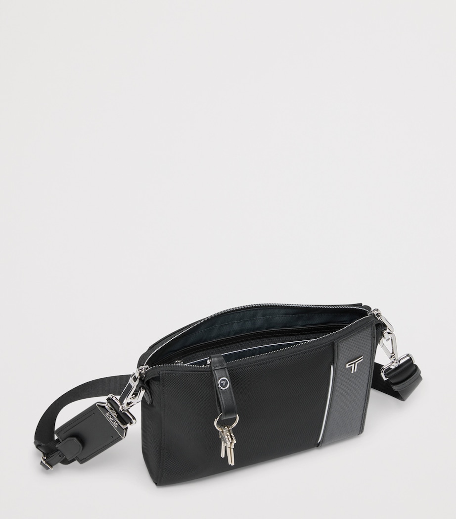 Tumi Arrivé Ronan Clutch Cross-Body Bag Black Image 3