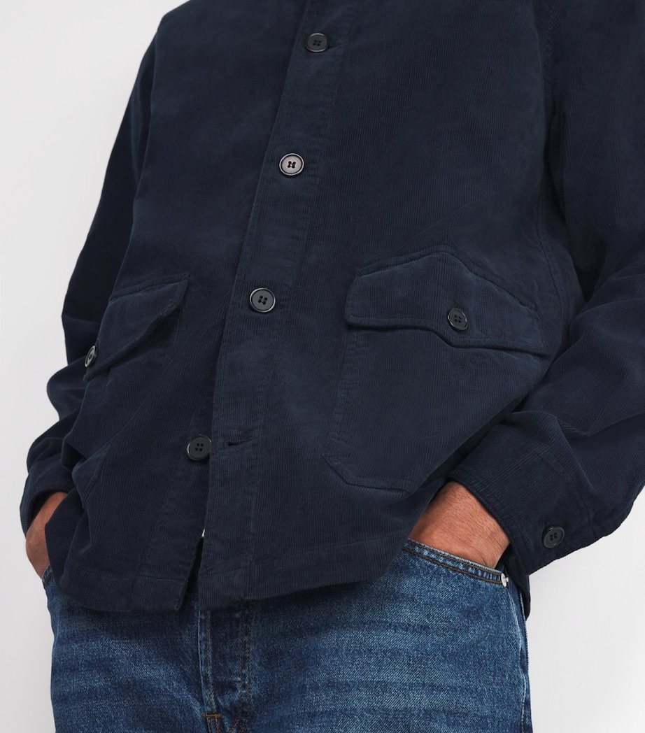 Corduroy Overshirt DARK NAVY Image 6