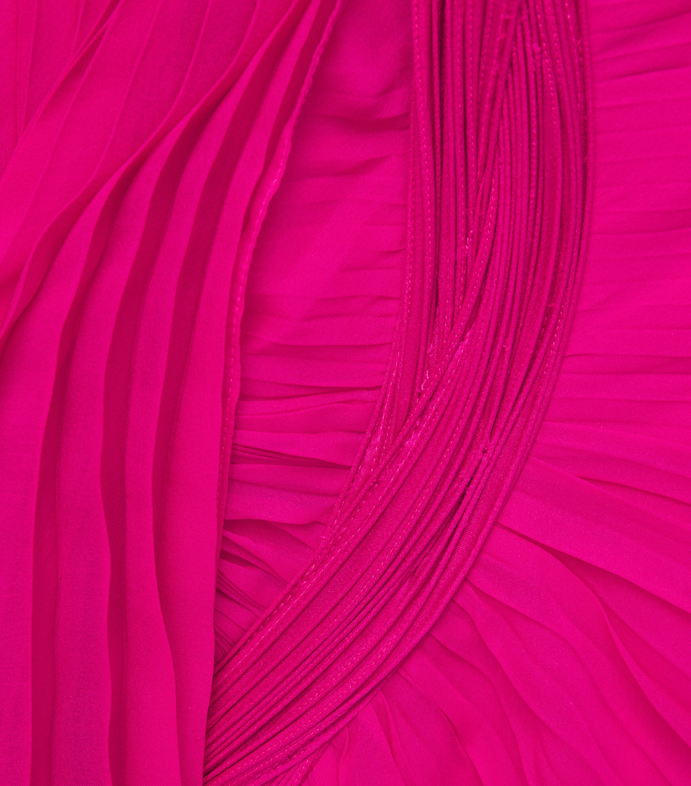 Gaurav Gupta Womens Pleated Cape Freya Gown French Fuschia Image 6
